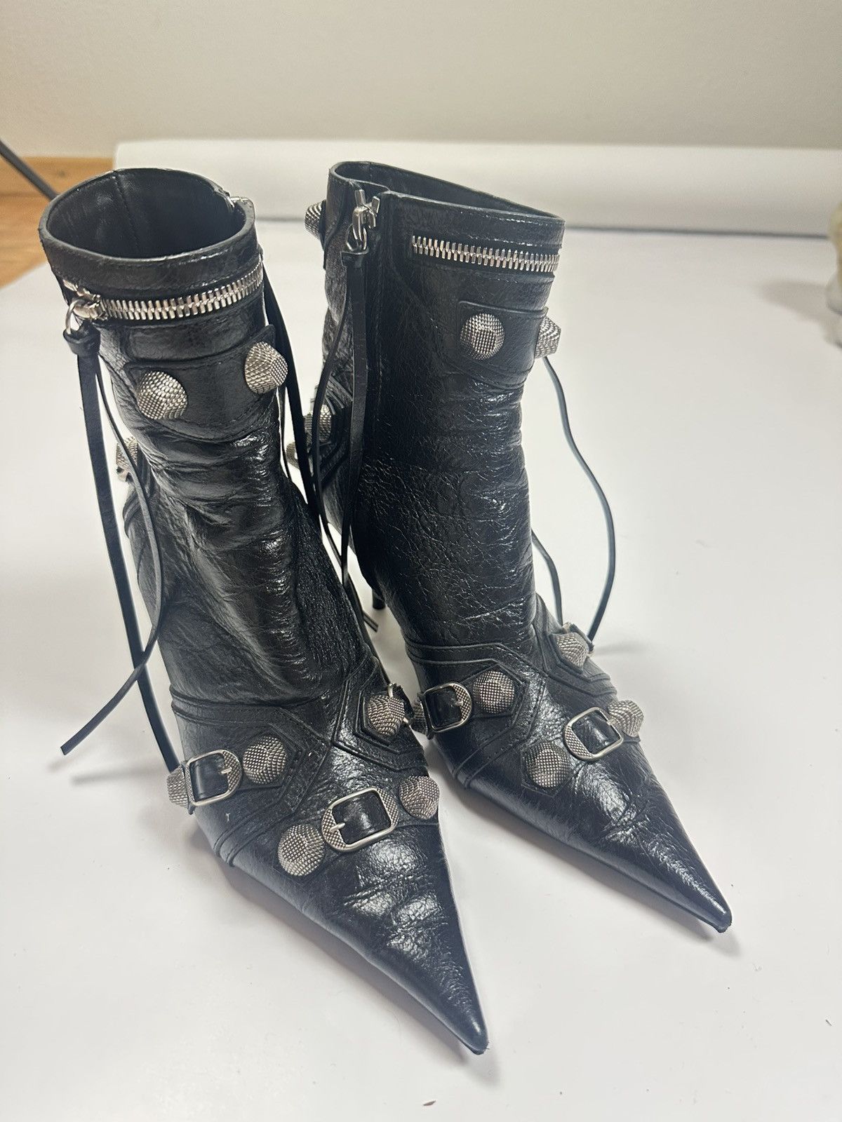 Balenciaga Balenciaga Cagole ankel Boots Size US 7.5 / IT 37.5 - 3 Thumbnail