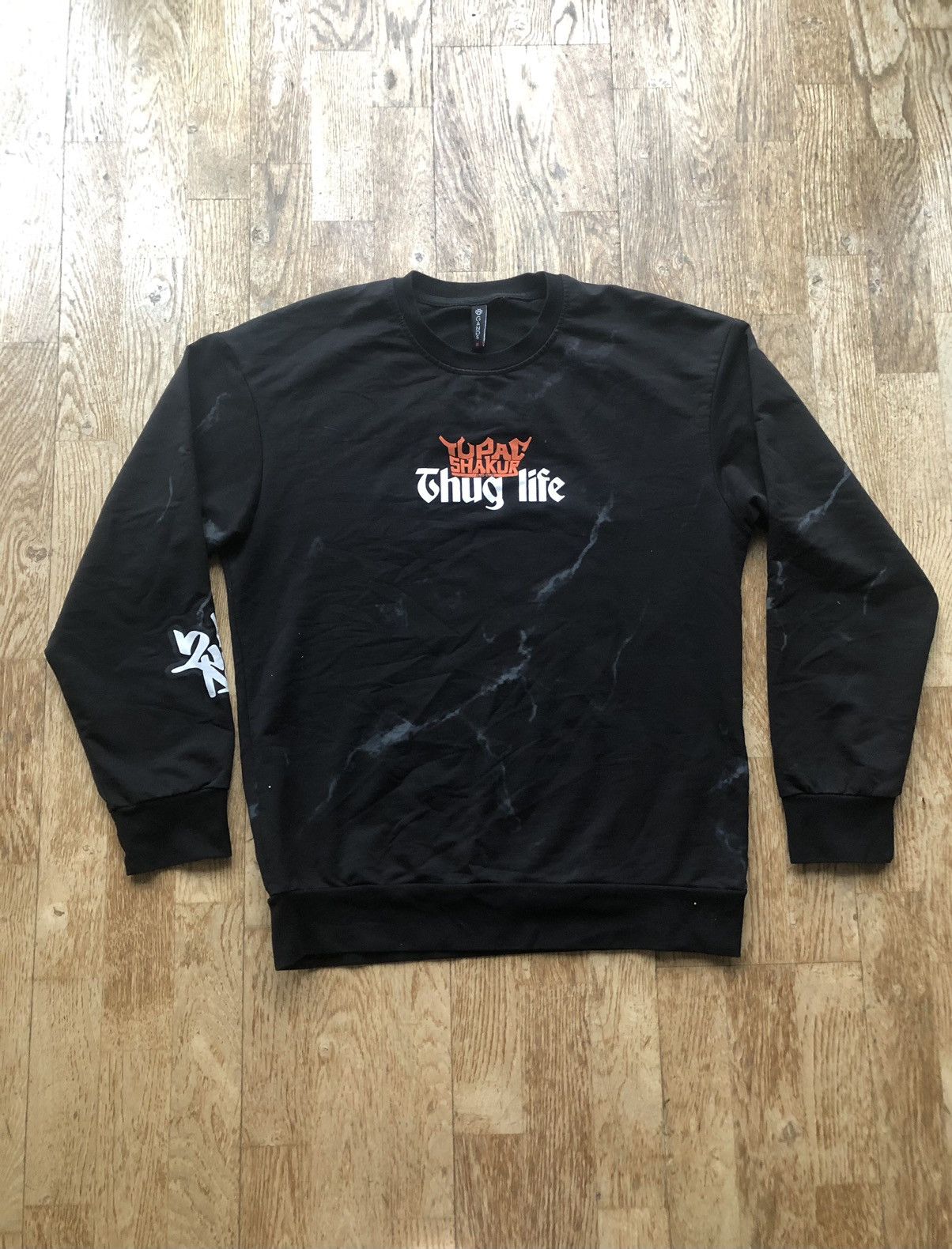 Rap Tees × Vintage RARE 2PAC SHAKUR THUG LIFE VINTAGE RAP SWEATSHIRT CREWNECK Size US M / EU 48-50 / 2 - 1 Thumbnail