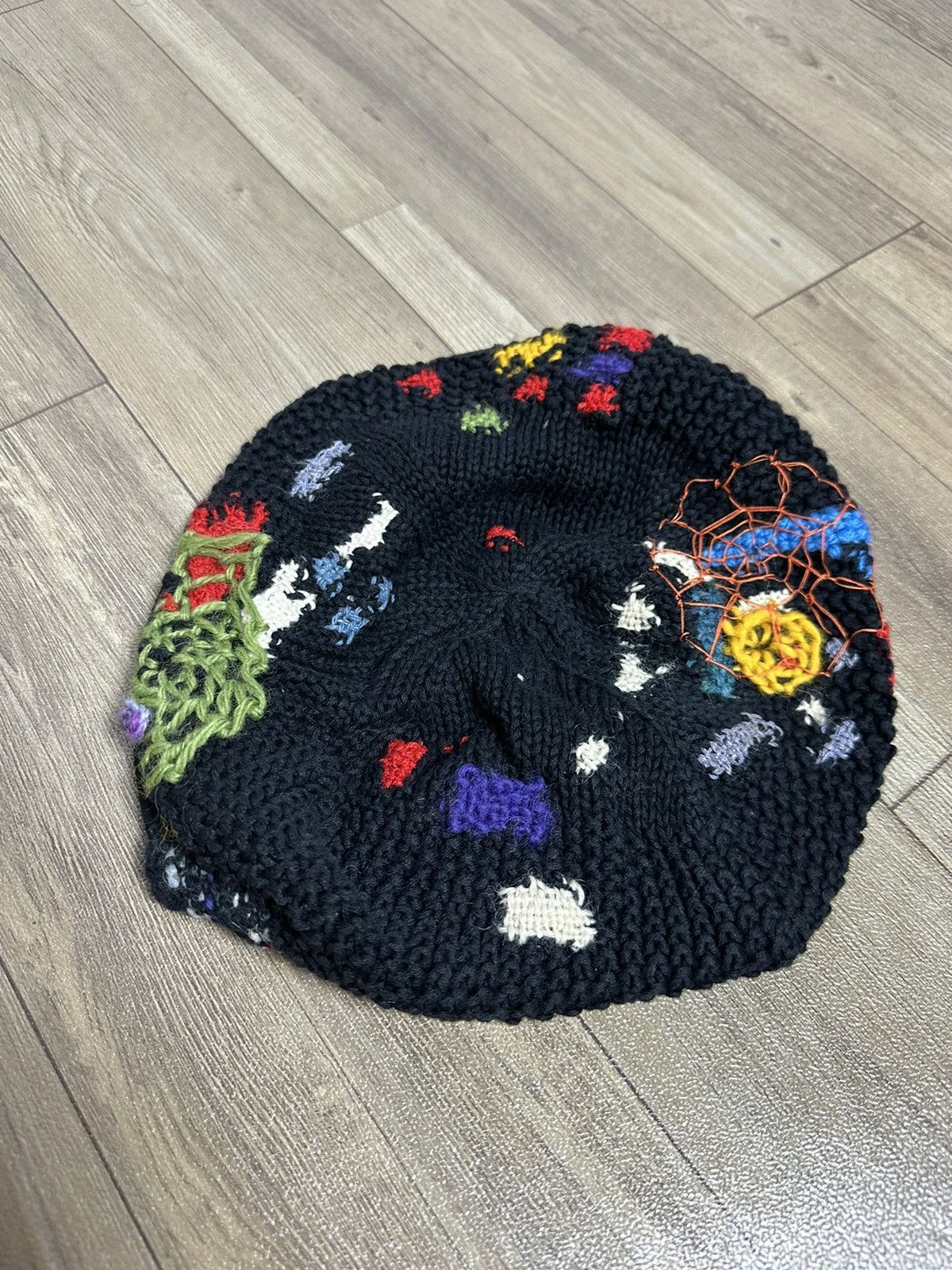 Handmade Custom Nice Design Multicolored Art Knitted Newsboy Hats Size ONE SIZE - 9 Thumbnail