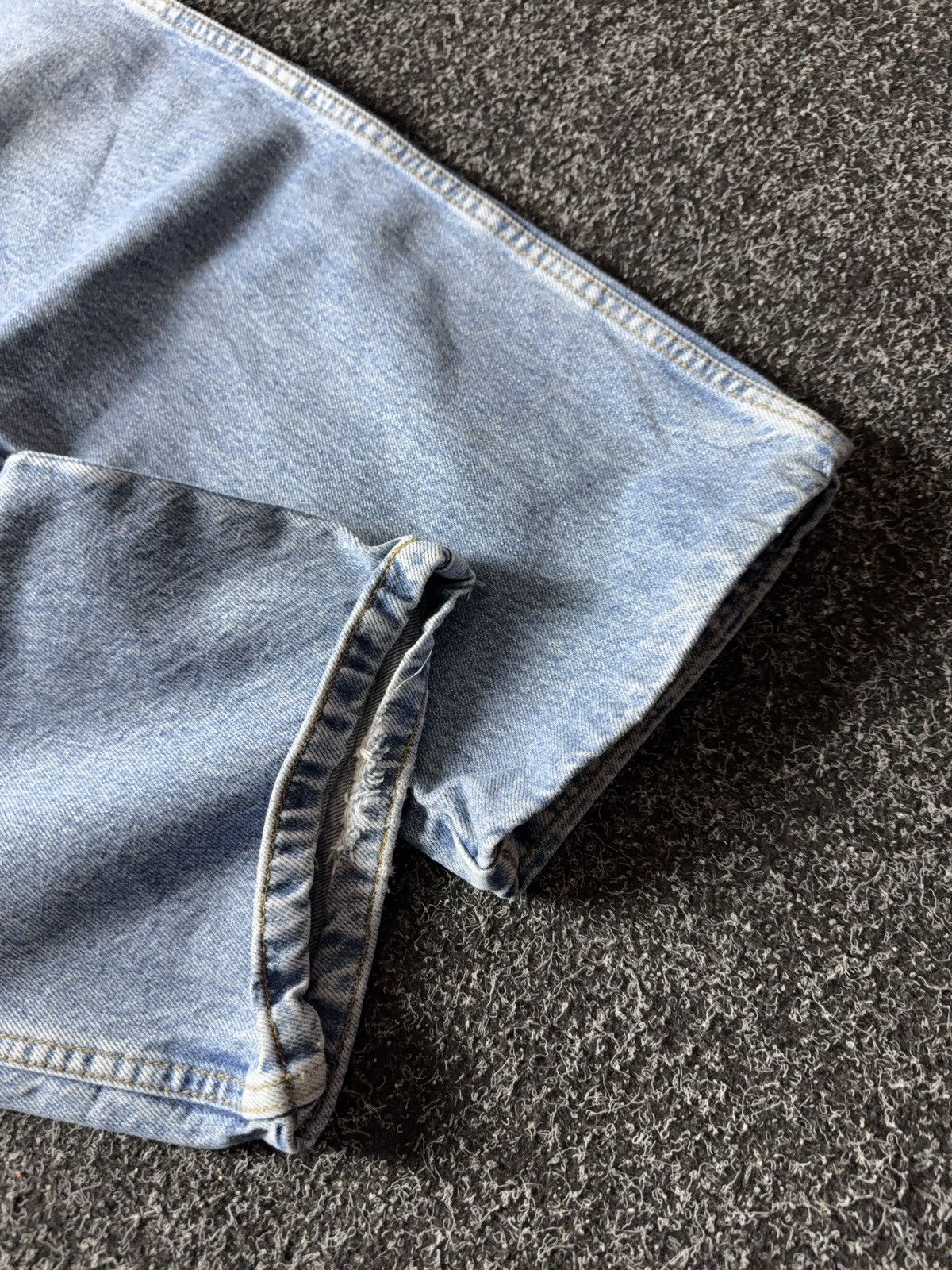 Wrangler 90s Wrangler USA Vintage Light Wash Straight Leg Jeans Size US 37 - 7 Thumbnail