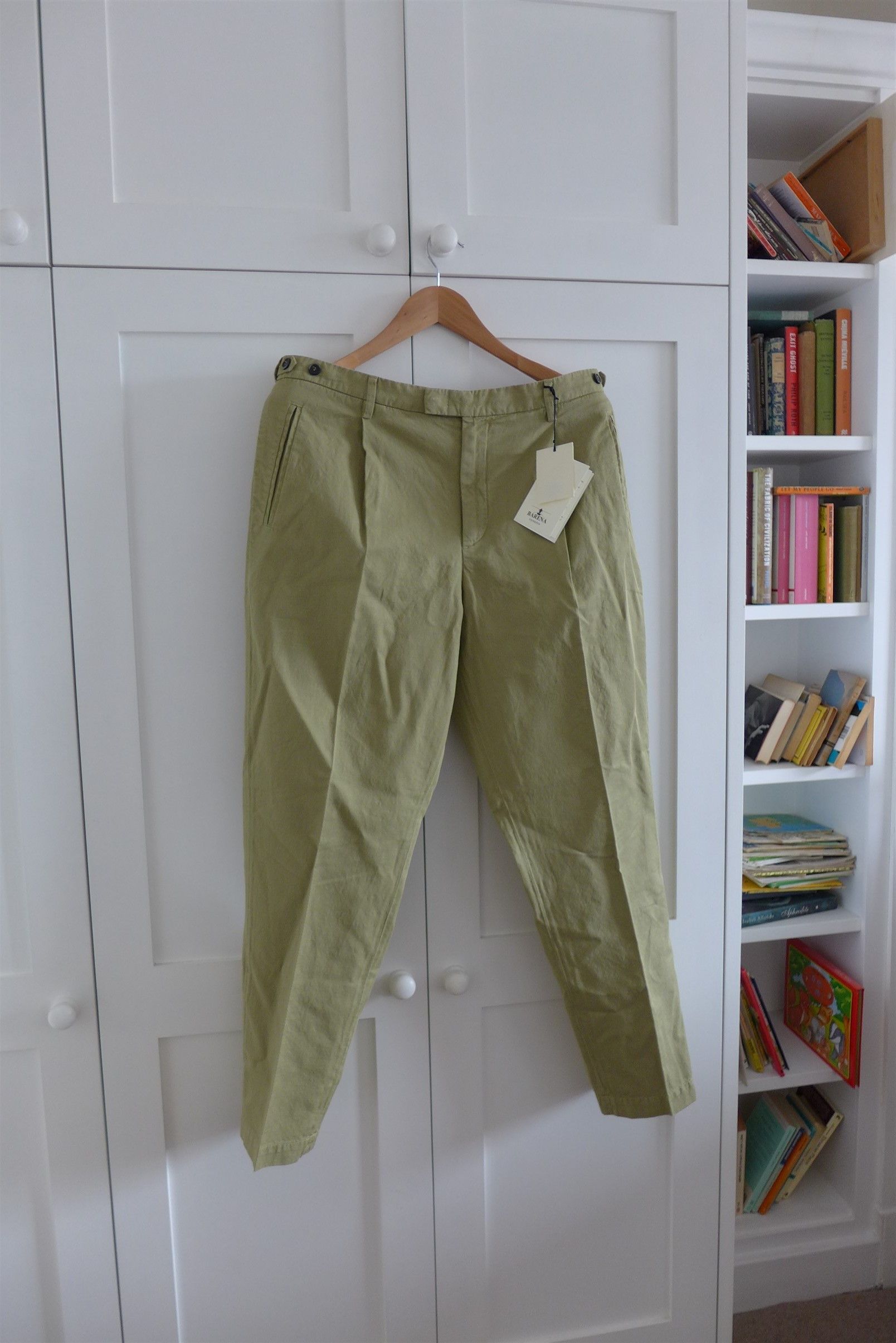 Barena Masco Vignola Trousers - Canna Cotton-Linen.