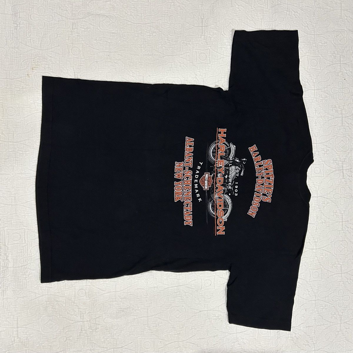 Harley Davidson × Vintage Harley Davidson black graphic biker tee Size US L / EU 52-54 / 3 - 4 Thumbnail