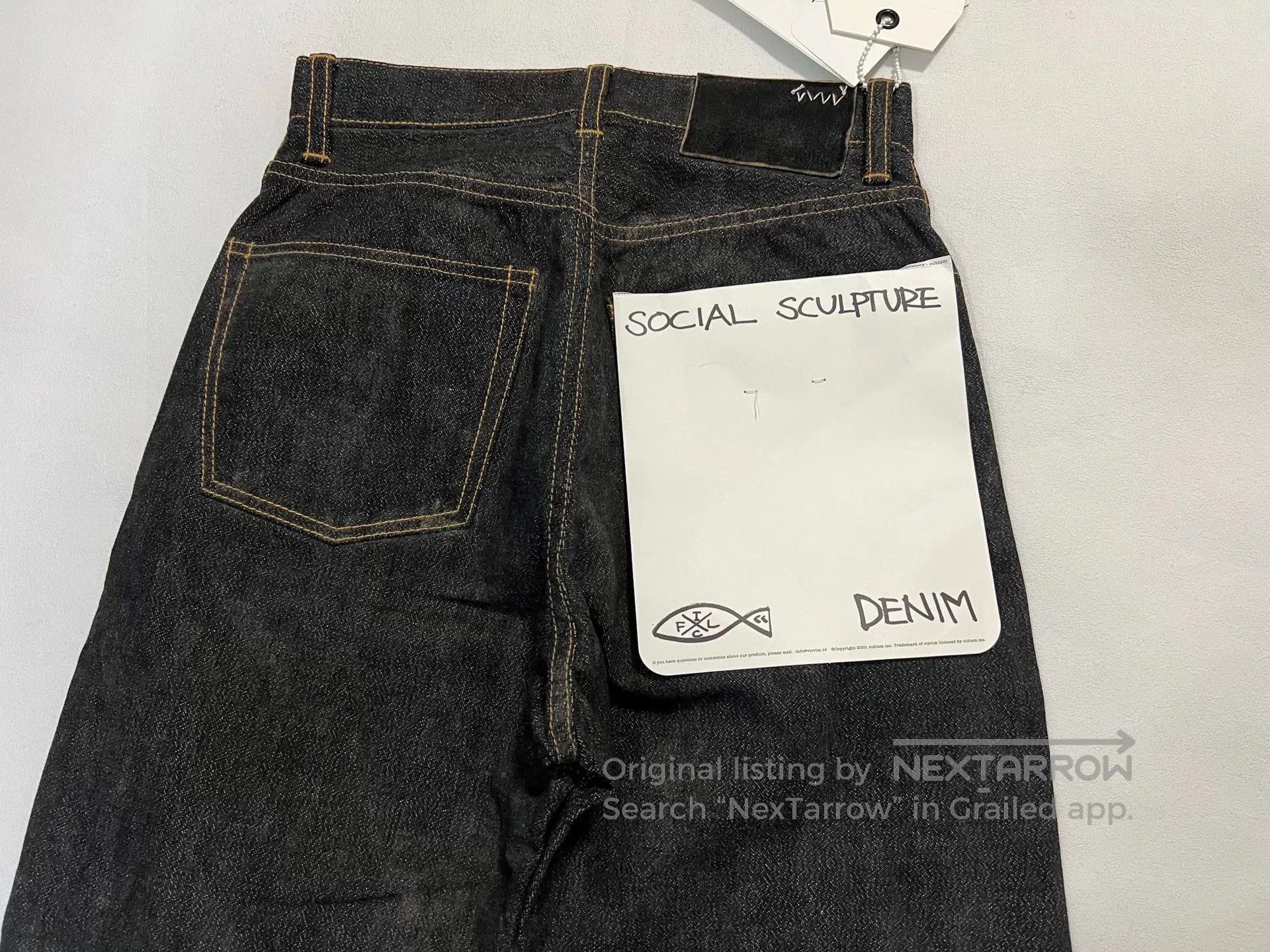 Visvim VISVIM 23AW SOCIAL SCULPTURE W14 Denim. Size 22" - 6 Thumbnail
