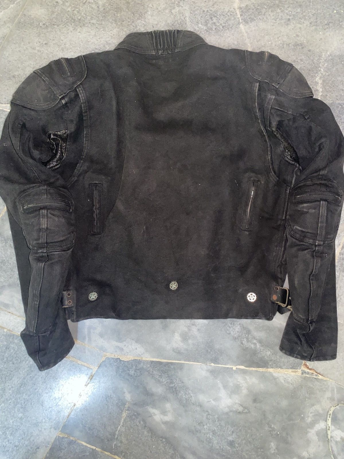 Kadoya 90s Vintage Kadoya Motorcycle Padded Jacket Size US M / EU 48-50 / 2 - 2 Thumbnail