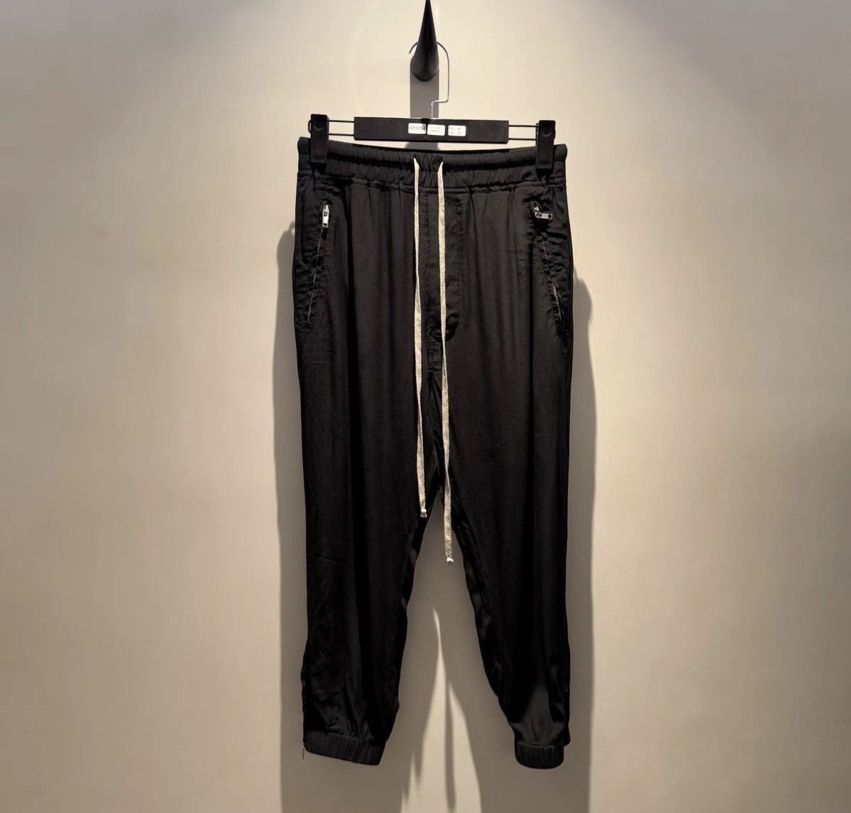Rick Owens Rick Owens Mainline Pocket Cuff Zip Drawstring Long Pants Size US 38 / EU 54 - 1 Thumbnail