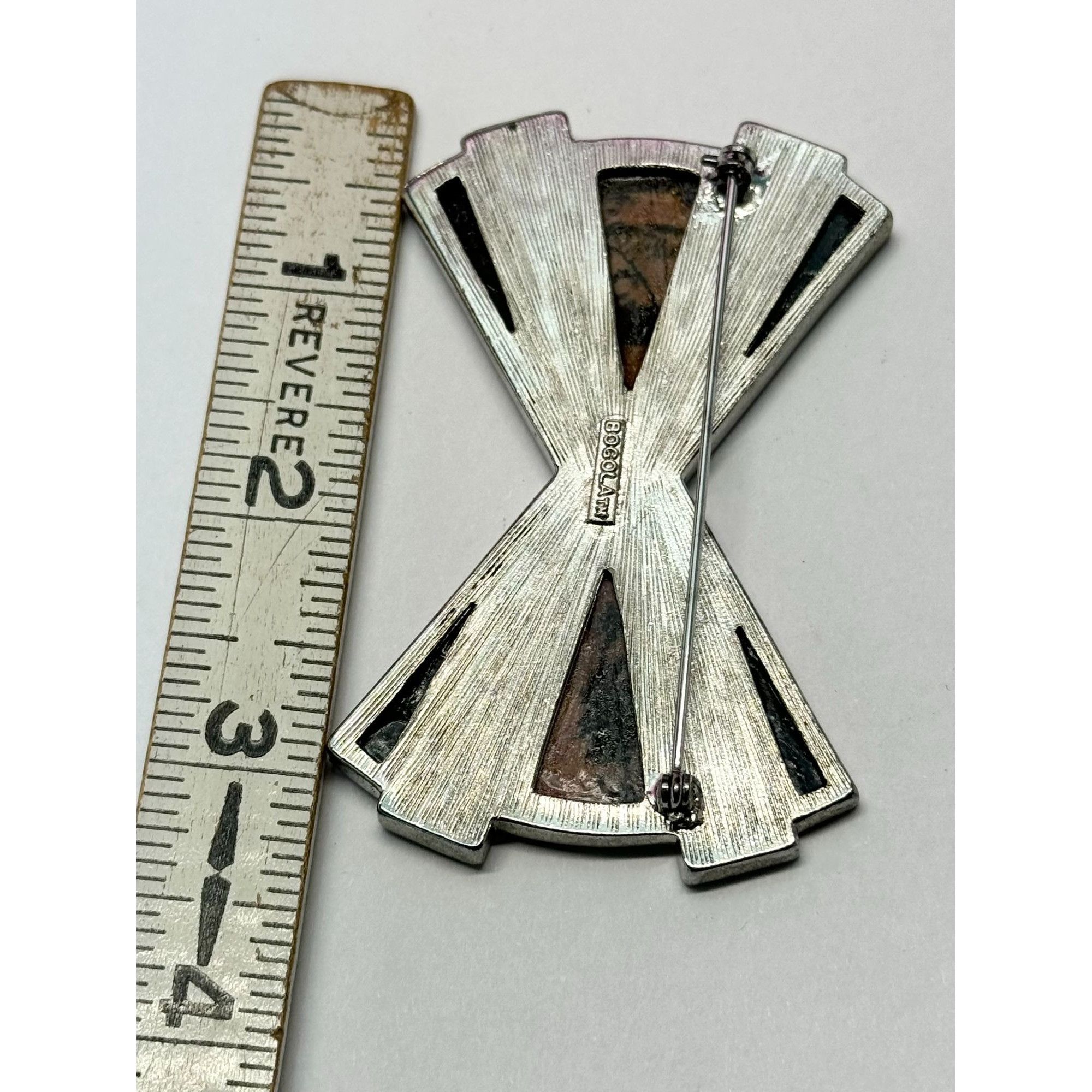Vintage Bogola vintage rhinestone brooch pin Size ONE SIZE - 5 Thumbnail