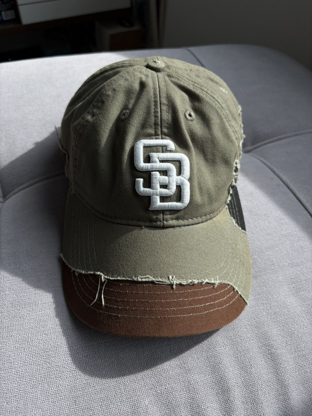 SPENCER BADU SPENCER BADU Deconstructed Camo Baseball Hat Size ONE SIZE - 2 Thumbnail