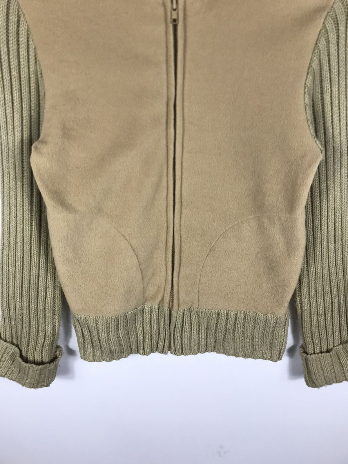 Aran Isles Knitwear × Japanese Brand × Vintage ⚡️Vintage Pattern Hooded Sleeve Knit Sweater Jacket Size M / US 6-8 / IT 42-44 - 5 Thumbnail