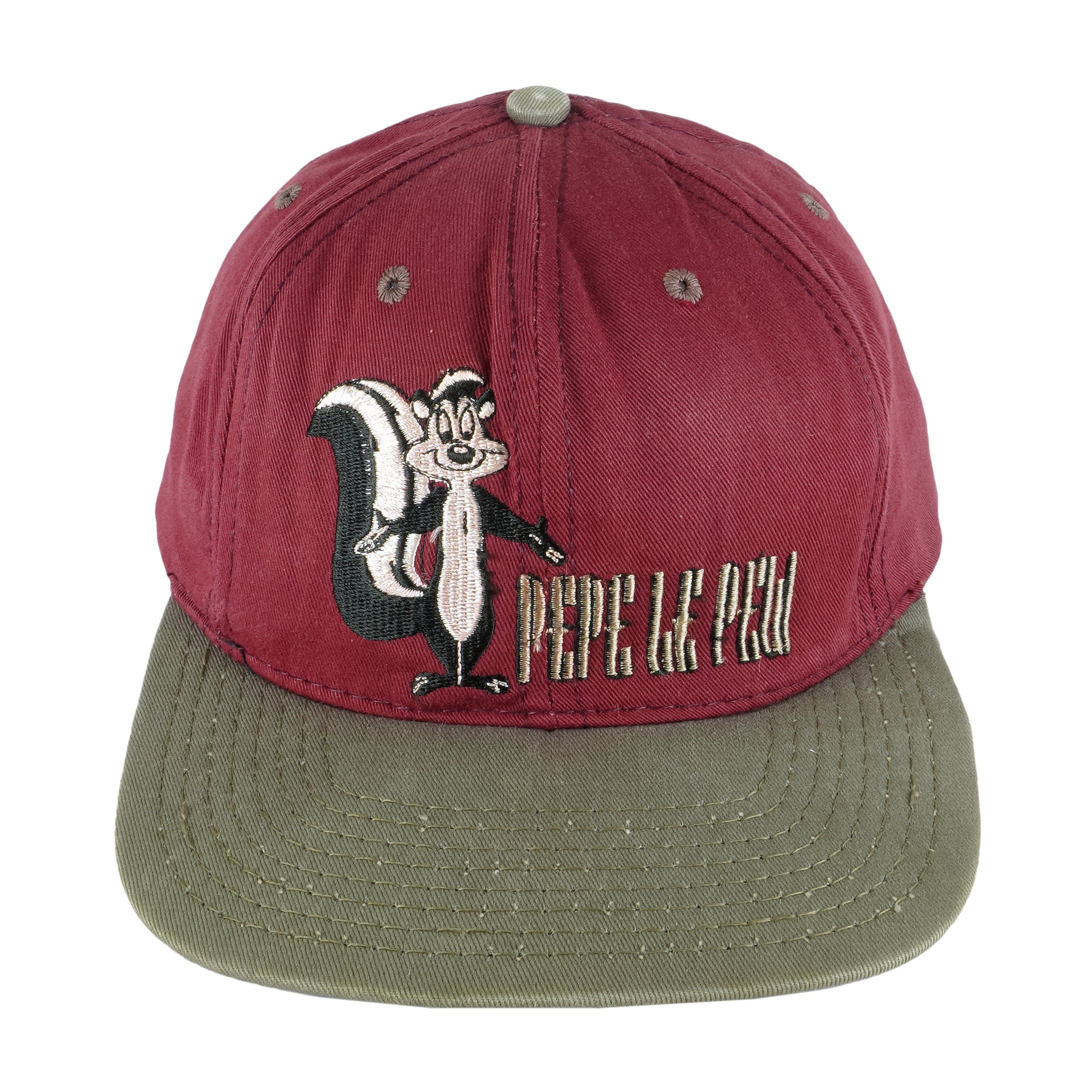 Vintage Looney Tunes (Acme) - Pepe Le Pew Skunk Fitted Hat 1991 Size ONE SIZE - 1 Thumbnail