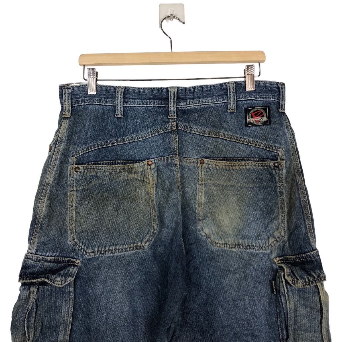 Japanese Brand 🔥HIKORY CHORE BUSH PANTS DENIM CARGO EVENRIVER JAPAN Size US 32 / EU 48 - 8 Thumbnail