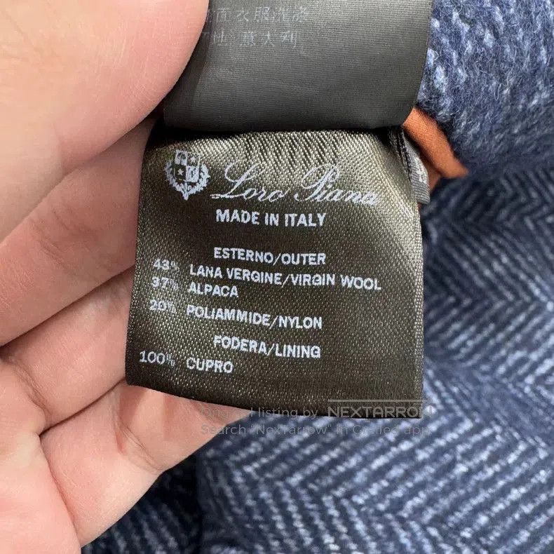 Loro Piana Loro Piana Blue Knit Coat. Size US L / EU 52-54 / 3 - 5 Thumbnail