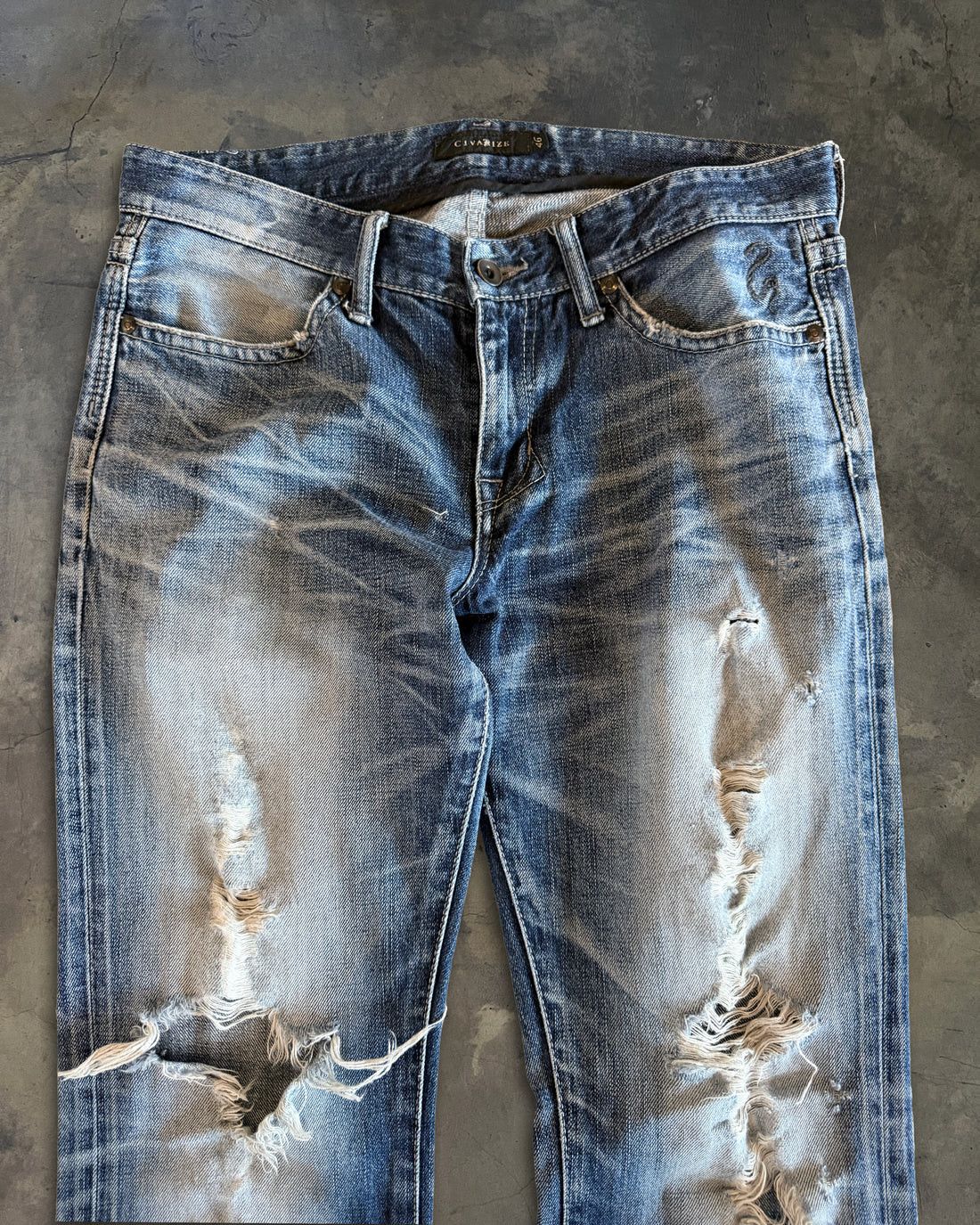 CIVARIZE CIVARIZE FLARED FADED DENIM Size US 30 / EU 46 - 2 Thumbnail