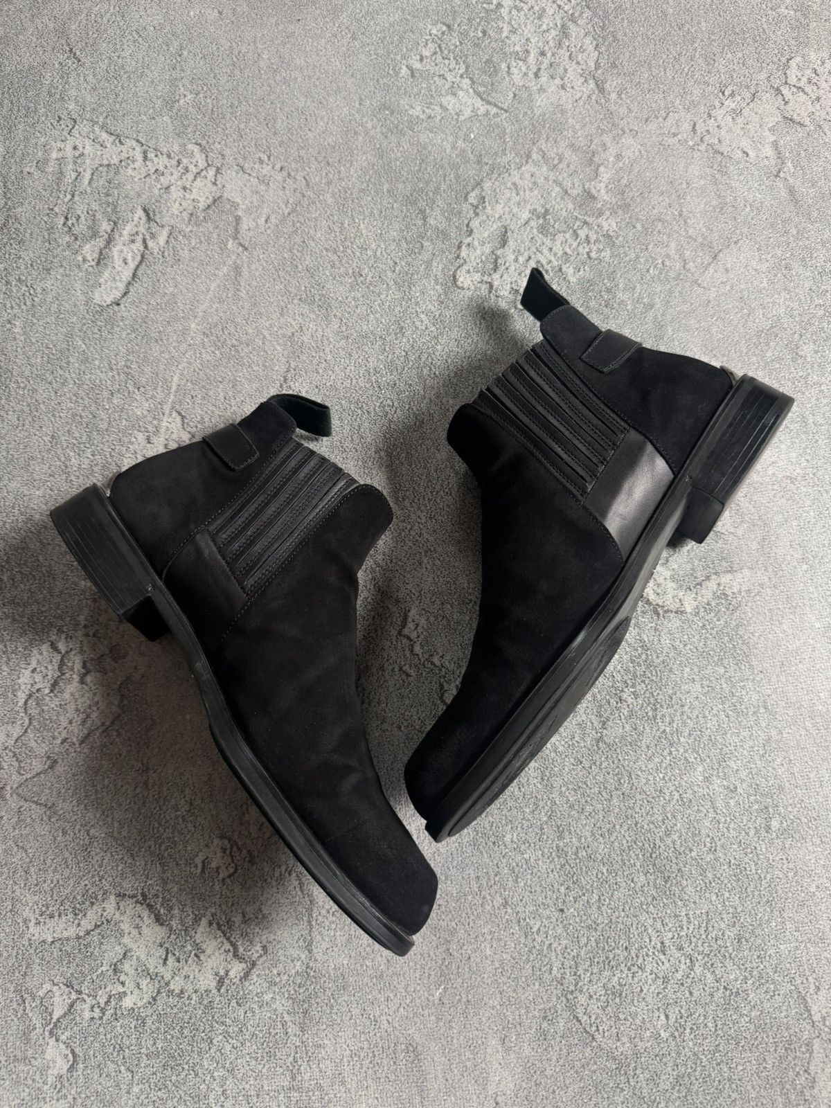 Other Cesare Paciotti 27.5cm suede black ankle boots shoes western Size US 9.5 / EU 42-43 - 11 Thumbnail