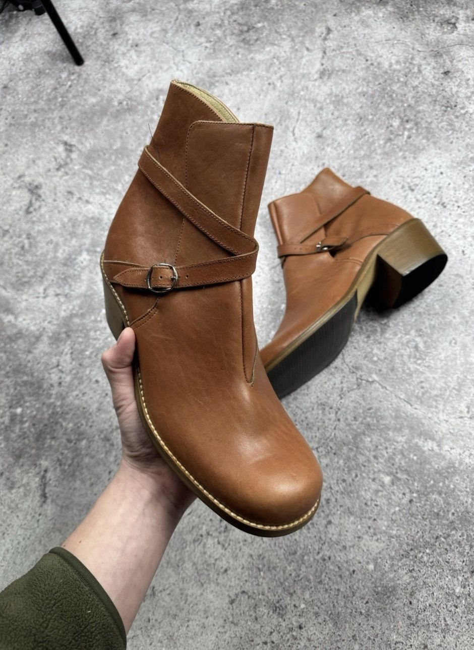 A.S.98 STRAPS BELTED A.S 98 style Boots Leather Style Rick Owens Size US 11 / EU 44 - 9 Thumbnail
