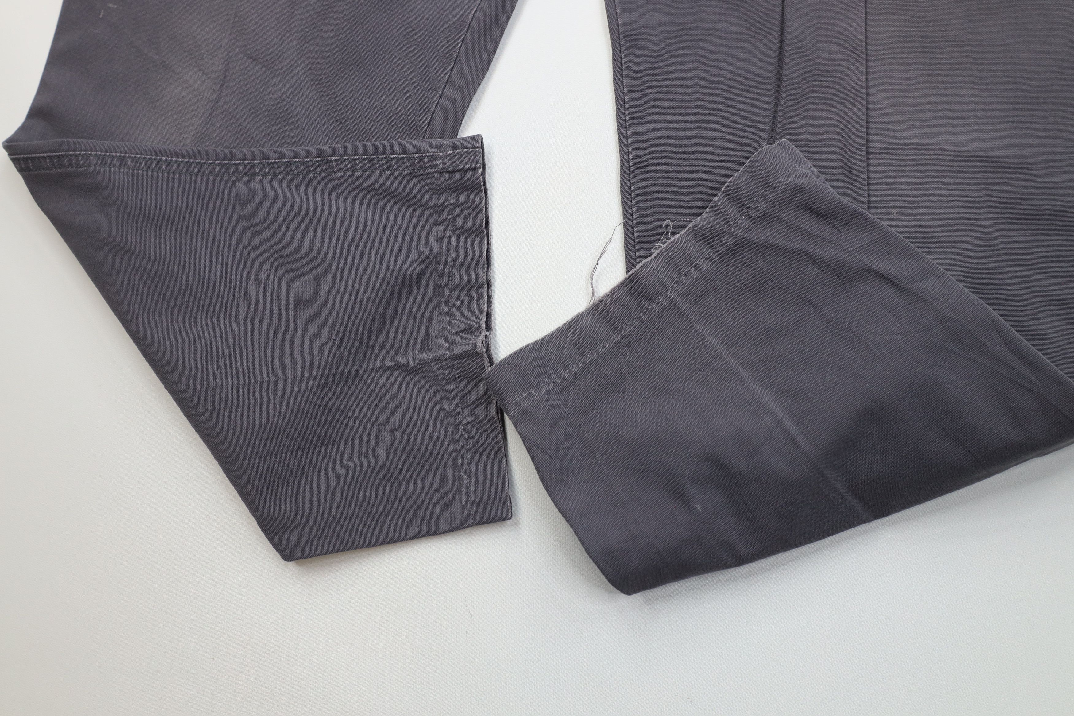 Cabelas Vintage Y2K Cabelas Canvas Wide Leg Cargo Pants Steel Blue Size US 38 / EU 54 - 7 Thumbnail