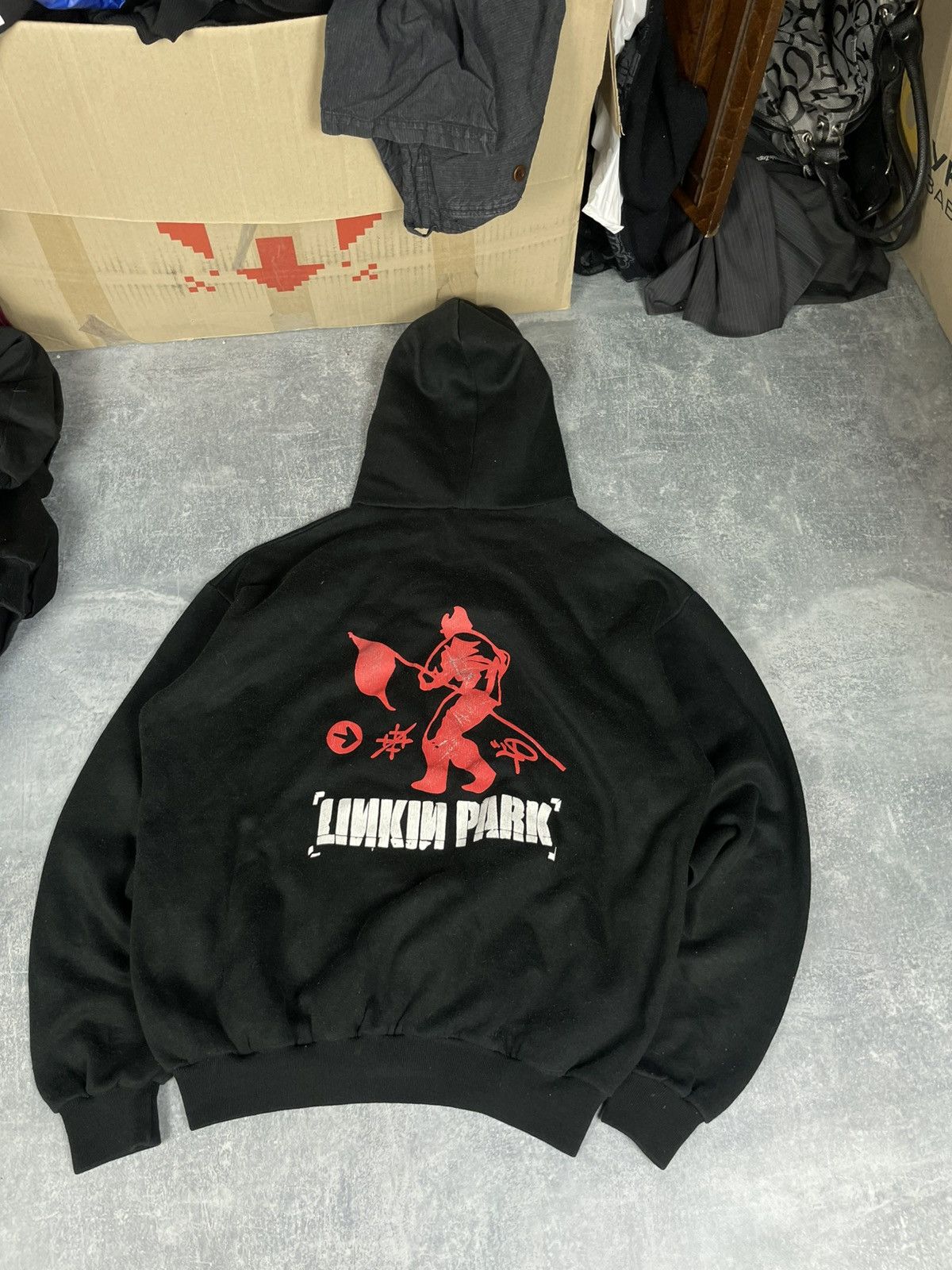 Band Tees Vintage 00ss Linkin Park black big logo hoodie Size US M / EU 48-50 / 2 - 2 Thumbnail