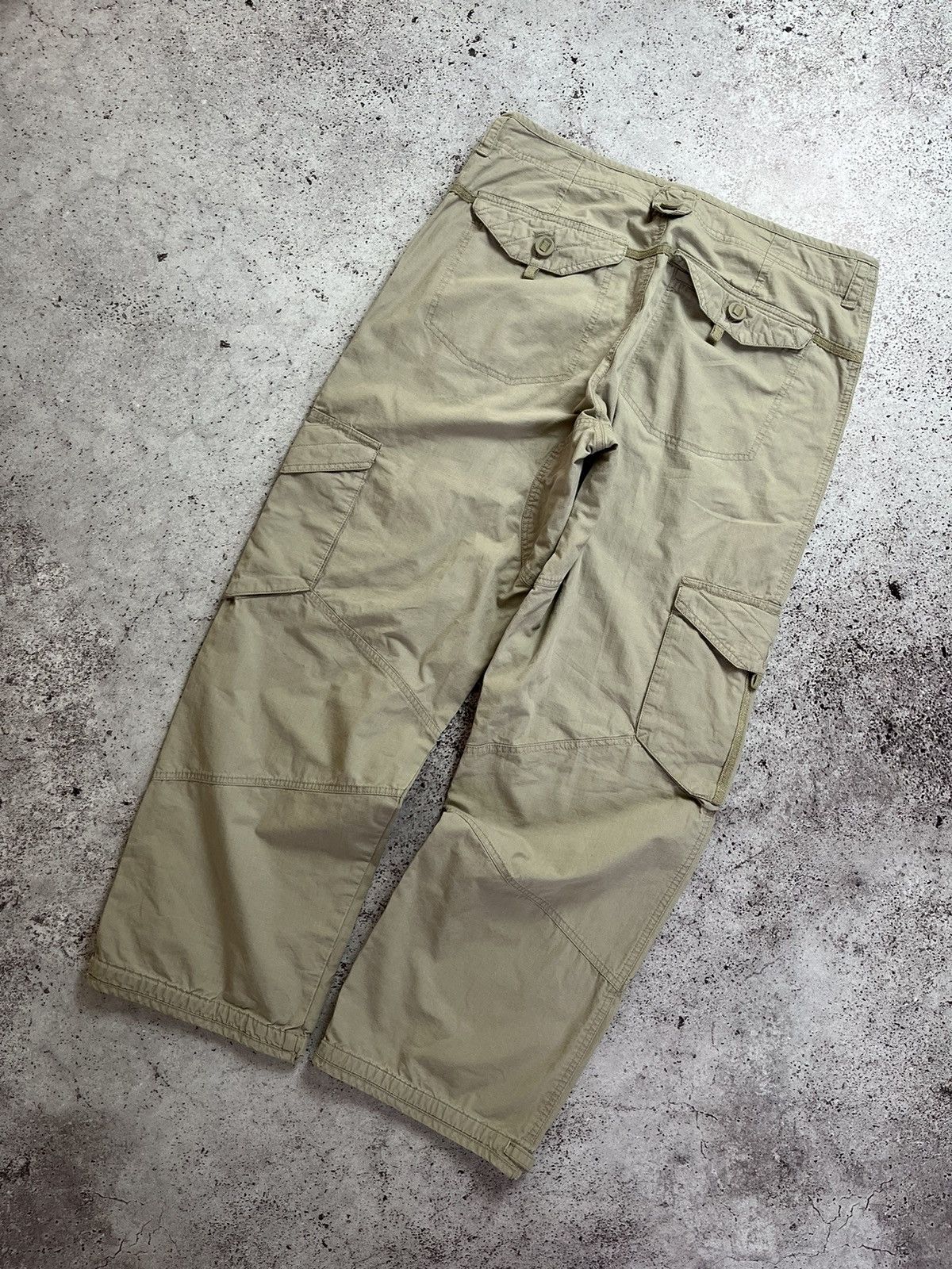 Nike × Vintage 🔥Vintage Nike Cargo Pants Track Nylon Drill Y2K style Swoosh Size US 34 / EU 50 - 3 Thumbnail