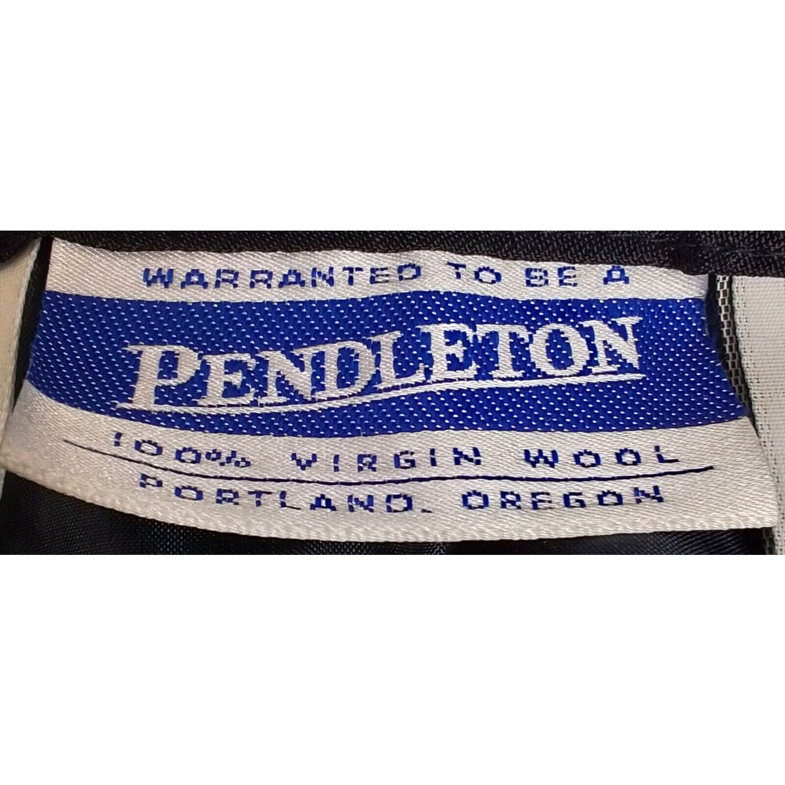 Pendleton Pendleton Wool Pencil Skirt Women's 10 Navy Blue VTG NWT Size 32" / US 10 / IT 46 - 11 Thumbnail