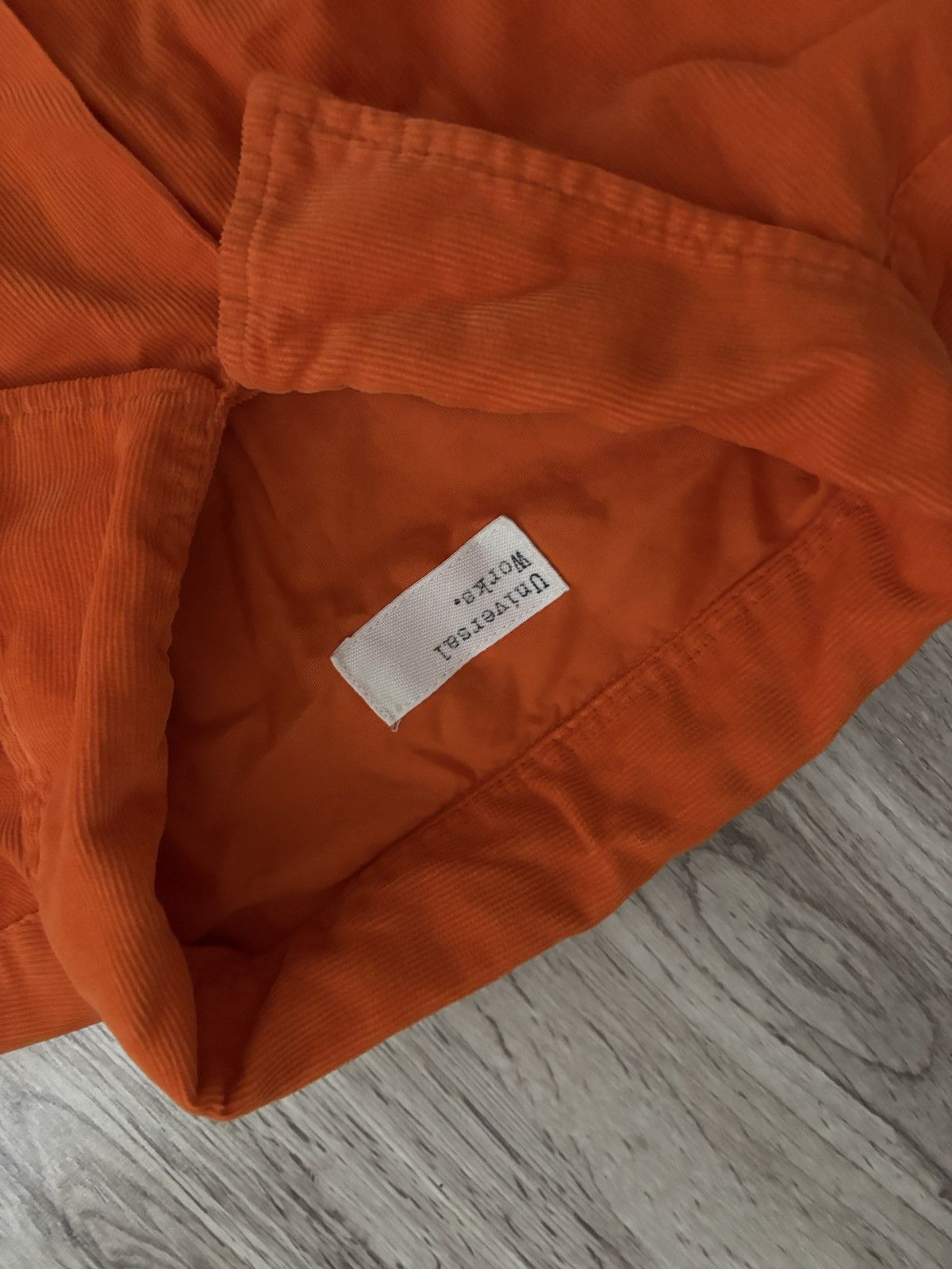Universal Works Universal Works Mens in Worker Shirt Orange Super Fine Cord Size US XL / EU 56 / 4 - 7 Thumbnail