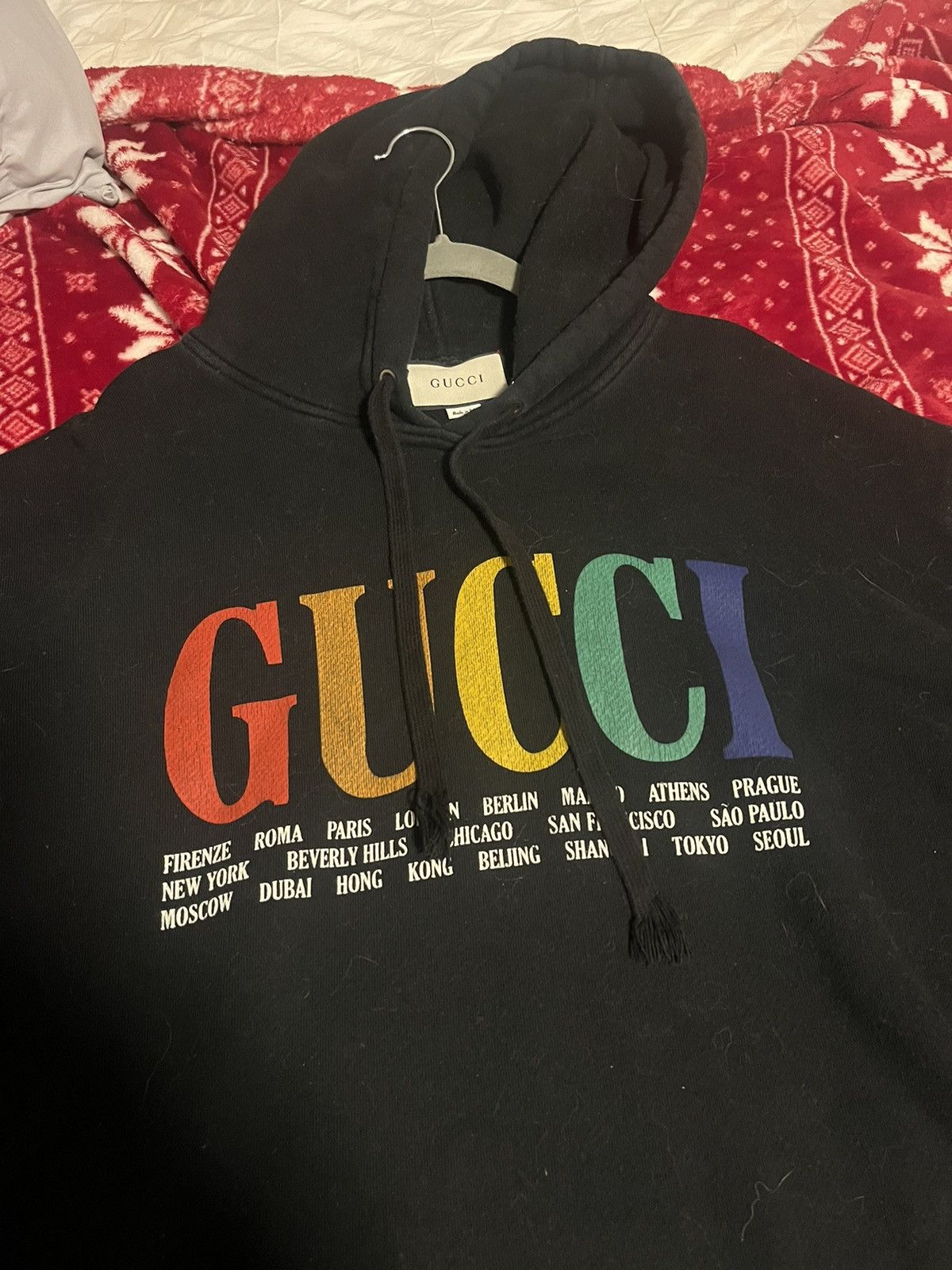 Gucci Cities Hoodie Grailed