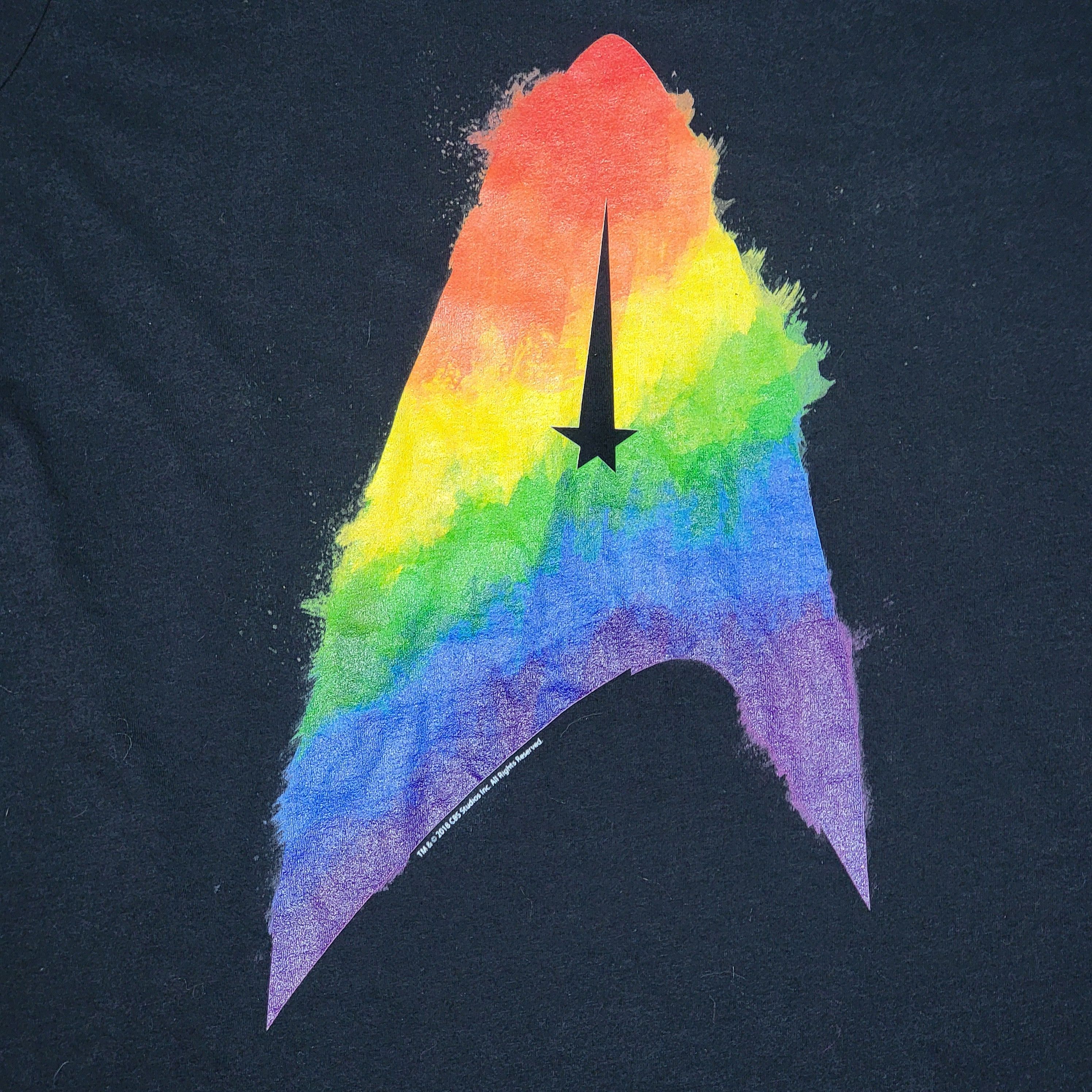 Other Pride Star Trek SS Black Tee - Size Ladies XXL Size XXL / US 16-18 / IT 52-54 - 2 Thumbnail