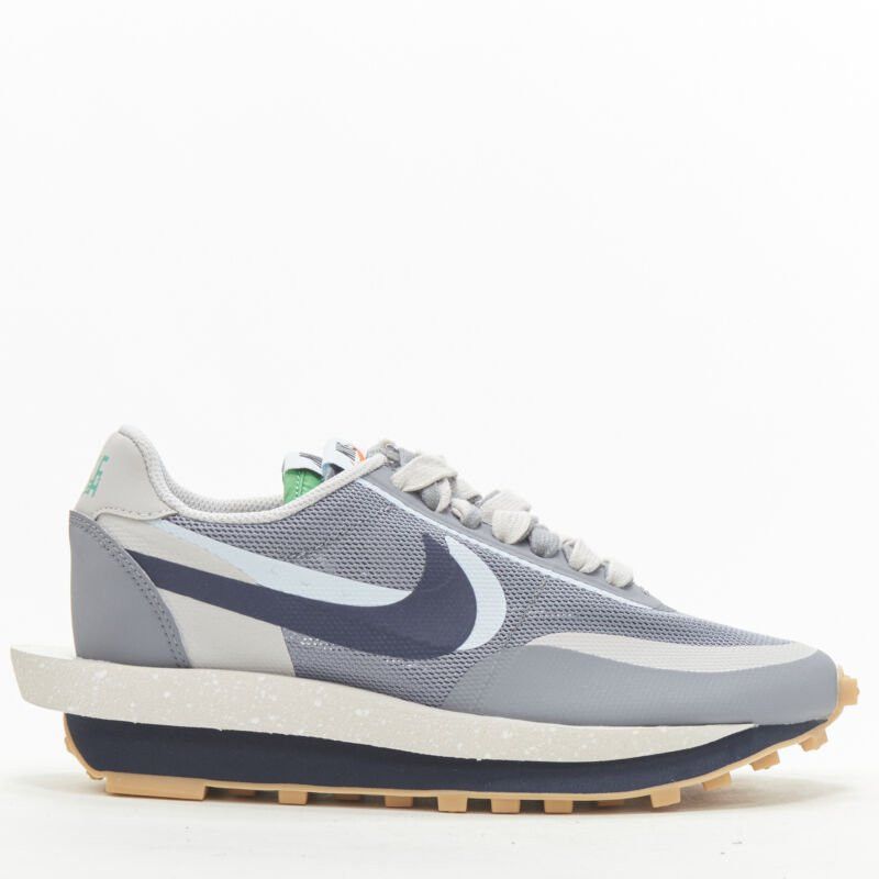NIKE SACAI CLOT LD Waffle DH3114 001 grey navy sneaker US5