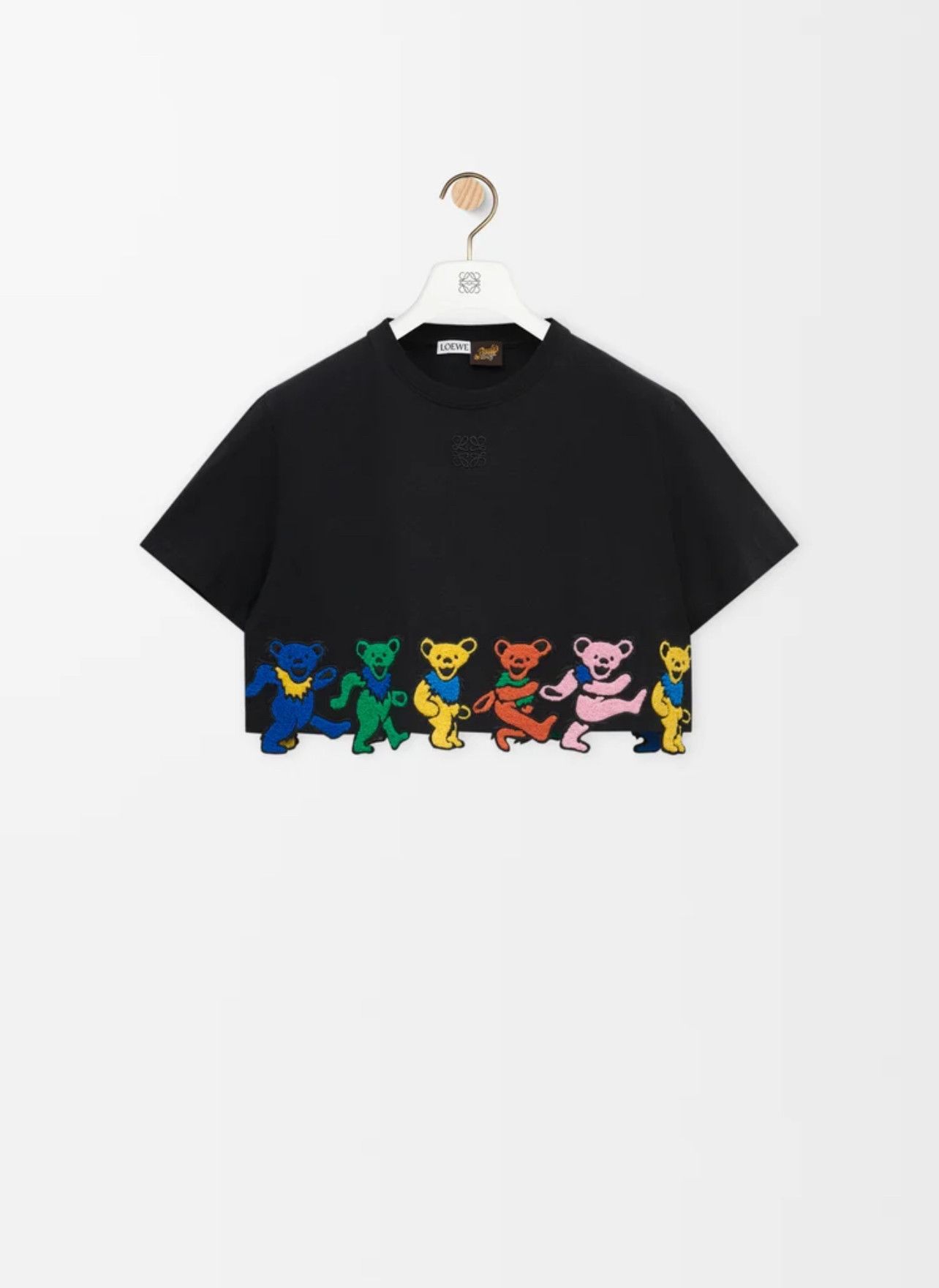 Grateful Dead × Loewe Loewe Grateful Dead Paula’s Ibiza Cropped T-Shirt in Cotton Size S / US 4 / IT 40 - 1 Thumbnail
