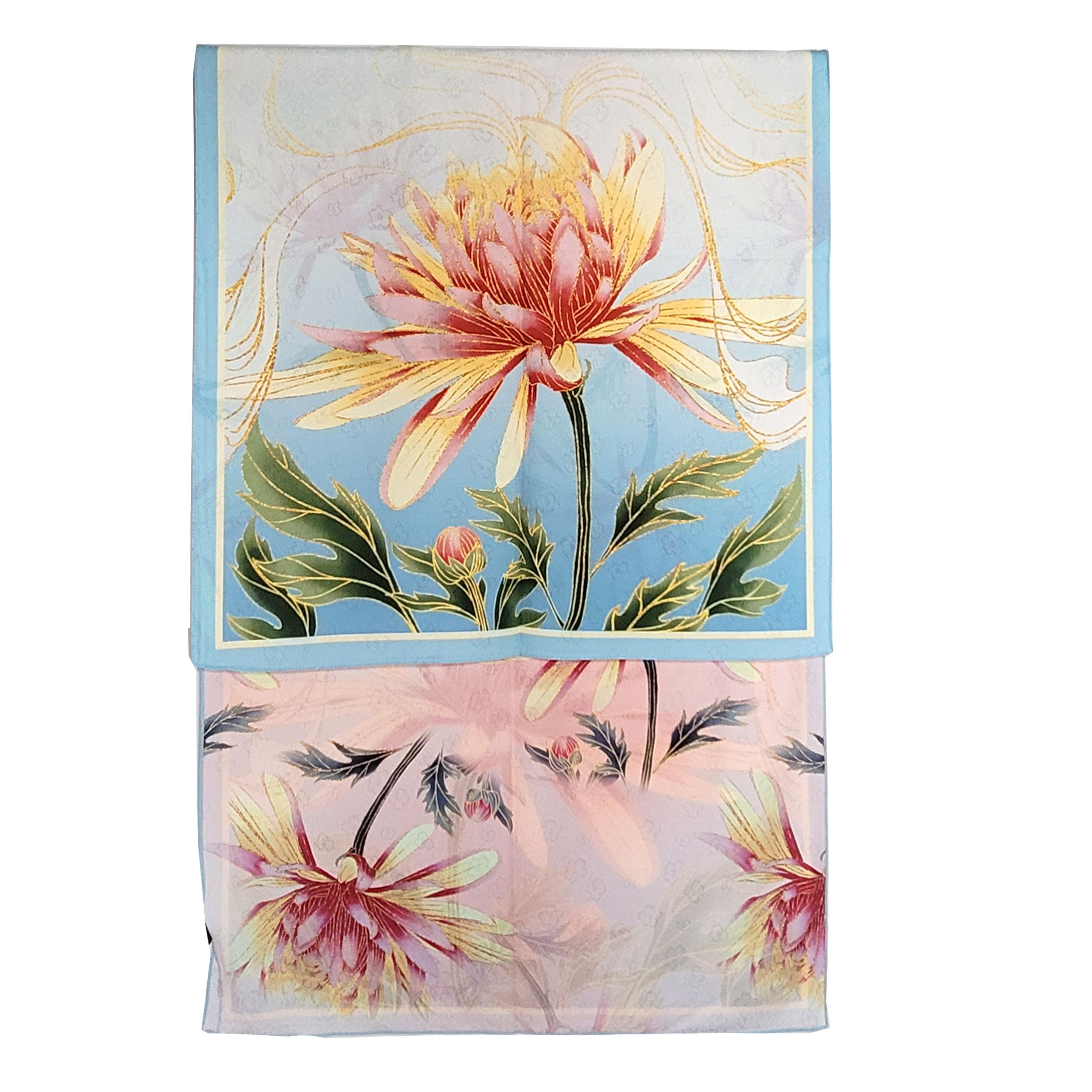 Other Double-Sided Silk Scarf 27"x70" Long Rectangle 3321 Size ONE SIZE - 7 Thumbnail
