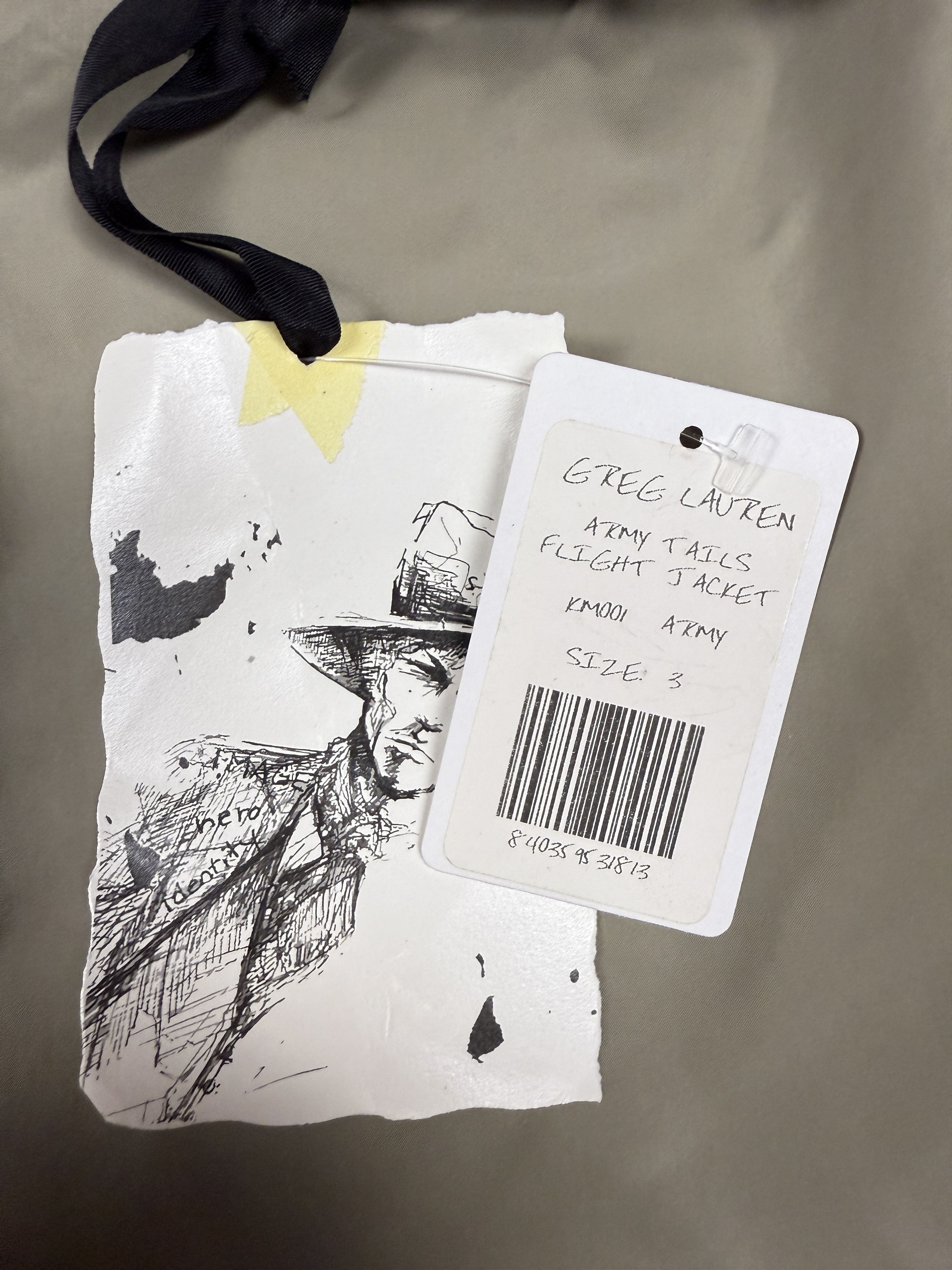 Greg Lauren $2000 Greg Lauren Army Tails Nylon Flight Jacket Size US L / EU 52-54 / 3 - 9 Thumbnail