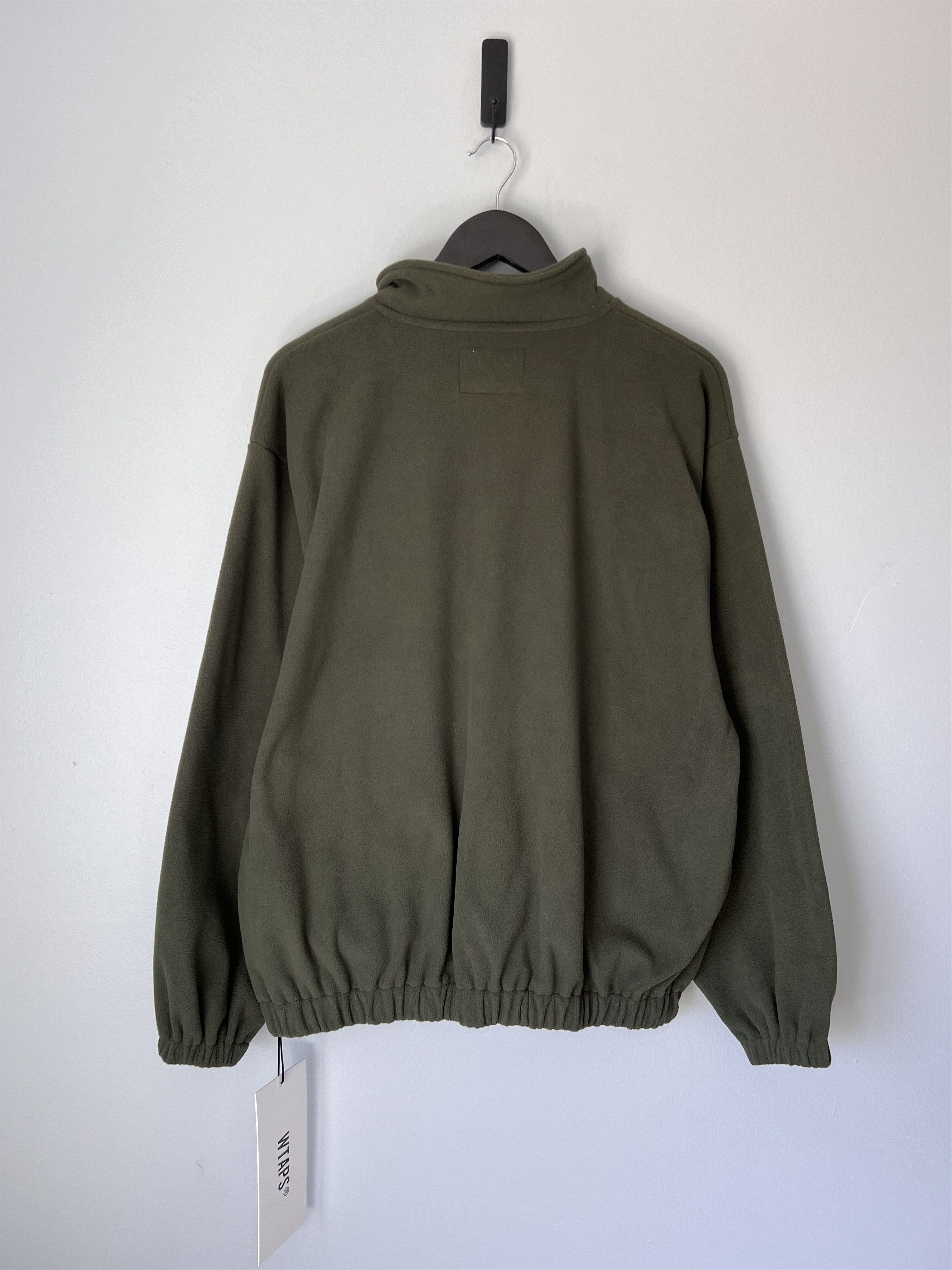 Wtaps WTAPS Depst Quarter Zip Fleece Jacket in Olive Green Size US L / EU 52-54 / 3 - 5 Thumbnail