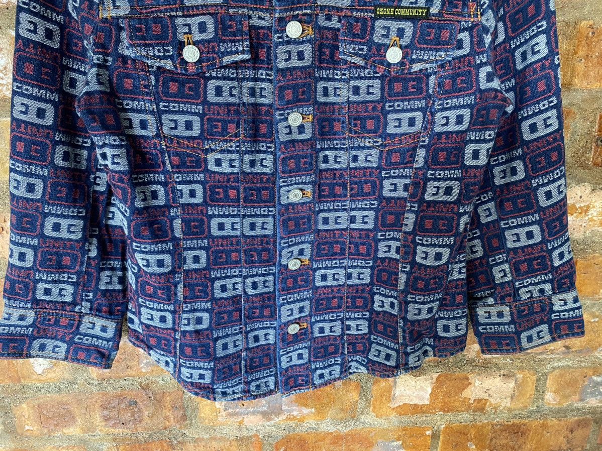 Beauty Beast × Hysteric Glamour × Japanese Brand 1980s Ozone community Hysteric Glamour jacquard jacket Size S / US 4 / IT 40 - 4 Thumbnail