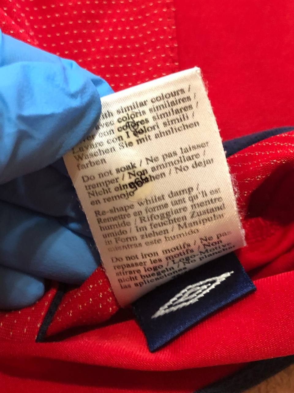 Umbro Vintage Jerseys Umbro logo football England red T-shirt Y2K Size US XXL / EU 58 / 5 - 4 Thumbnail
