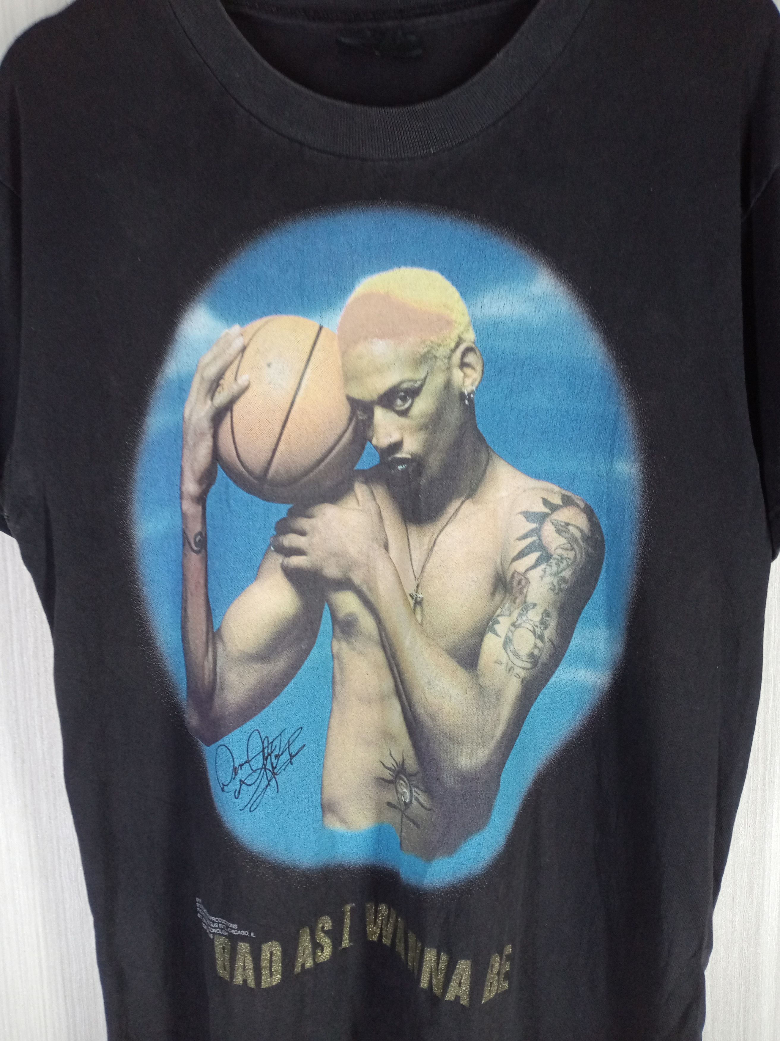 NBA × Vintage Vintage 90s Dennis Rodman Bad As I Wanna Be Tee Size US M / EU 48-50 / 2 - 2 Thumbnail