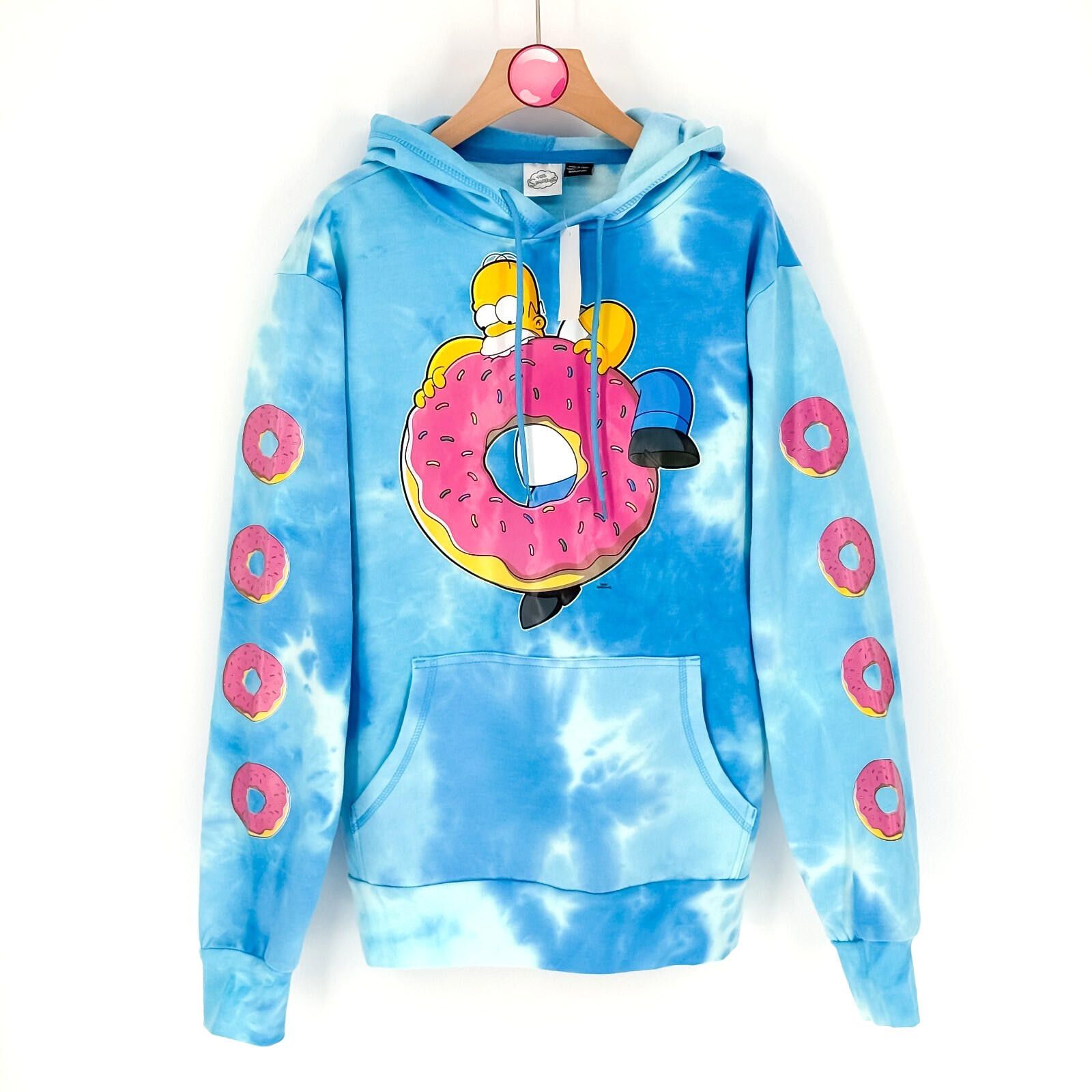 The Simpsons The Simpsons Homer Donut Tie Dye Cartoon Streetwear Mens S Size US S / EU 44-46 / 1 - 1 Thumbnail