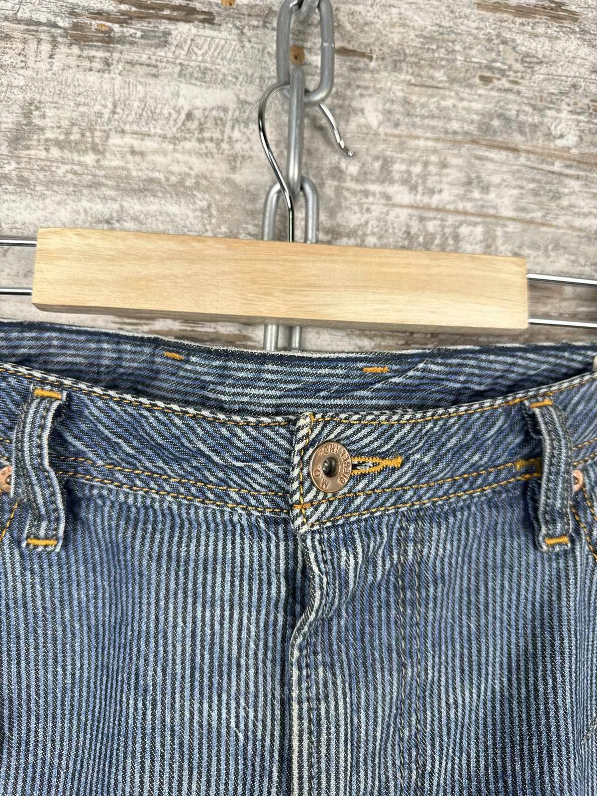 Diesel × Diesel Black Gold × Vintage Mens Vintage Diesel denim jeans luxury avant garde size 36 Size US 36 / EU 52 - 7 Thumbnail