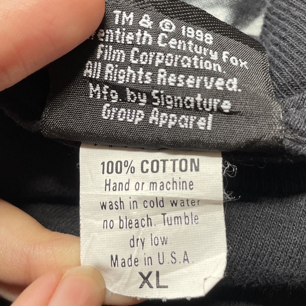 Vintage Vintage Movie The X-files T-shirt 1998s Size US XL / EU 56 / 4 - 11 Thumbnail