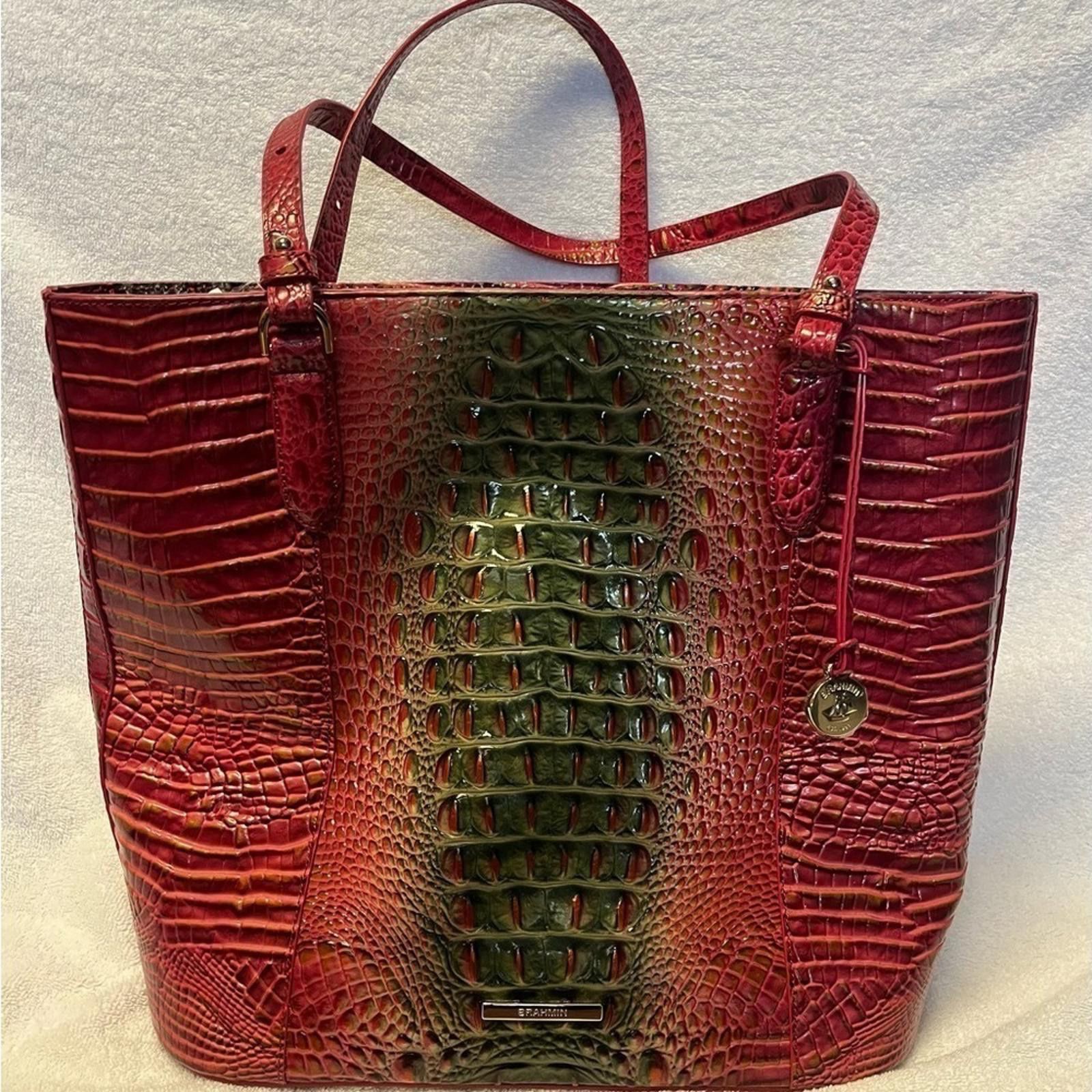 BRAHMIN Brahmin Abagail Garland Ombre Melbourne Tote Bag Size ONE SIZE - 3 Thumbnail