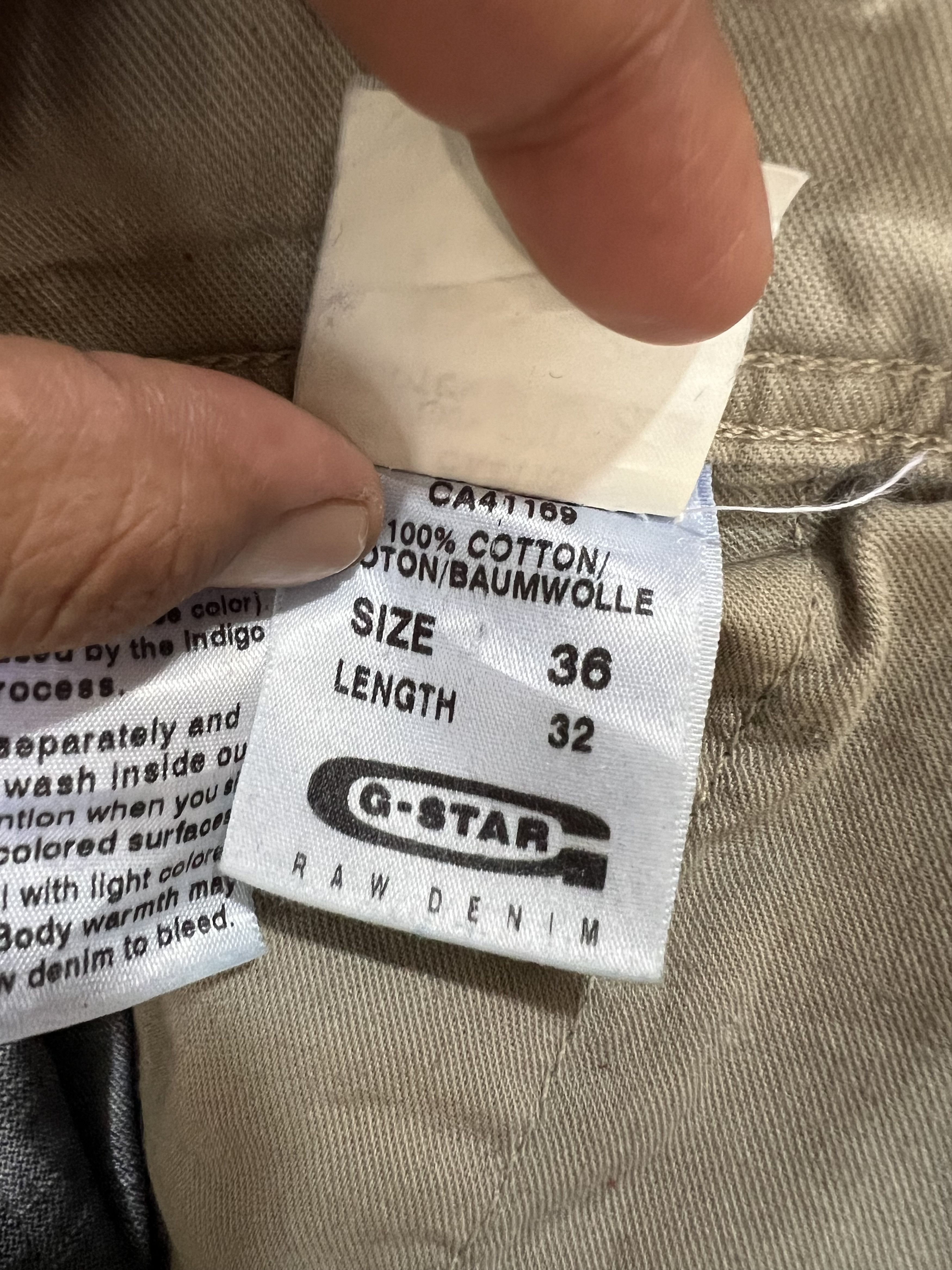 G-Star 🔥G-Star Raw Double Knees Distressed Denim Size US 37 - 18 Thumbnail