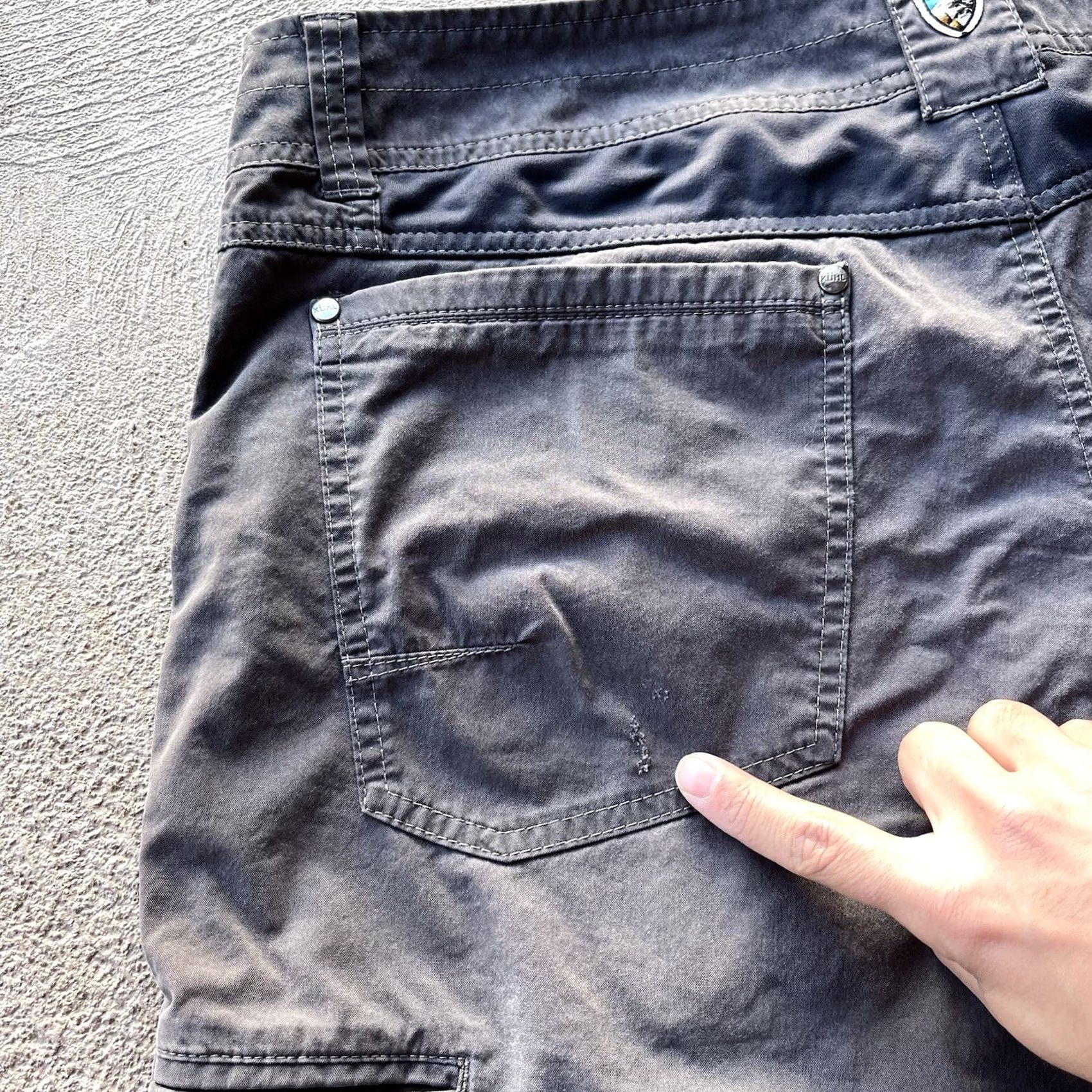 Vintage Kuhl Pants Mens 38x30 Gray Radikl Straight Fit Stretch Climbing Outdoor Hike Pants Carpenter Regular 30in Inseam Gray Mens Size US 38 / EU 54 - 7 Thumbnail