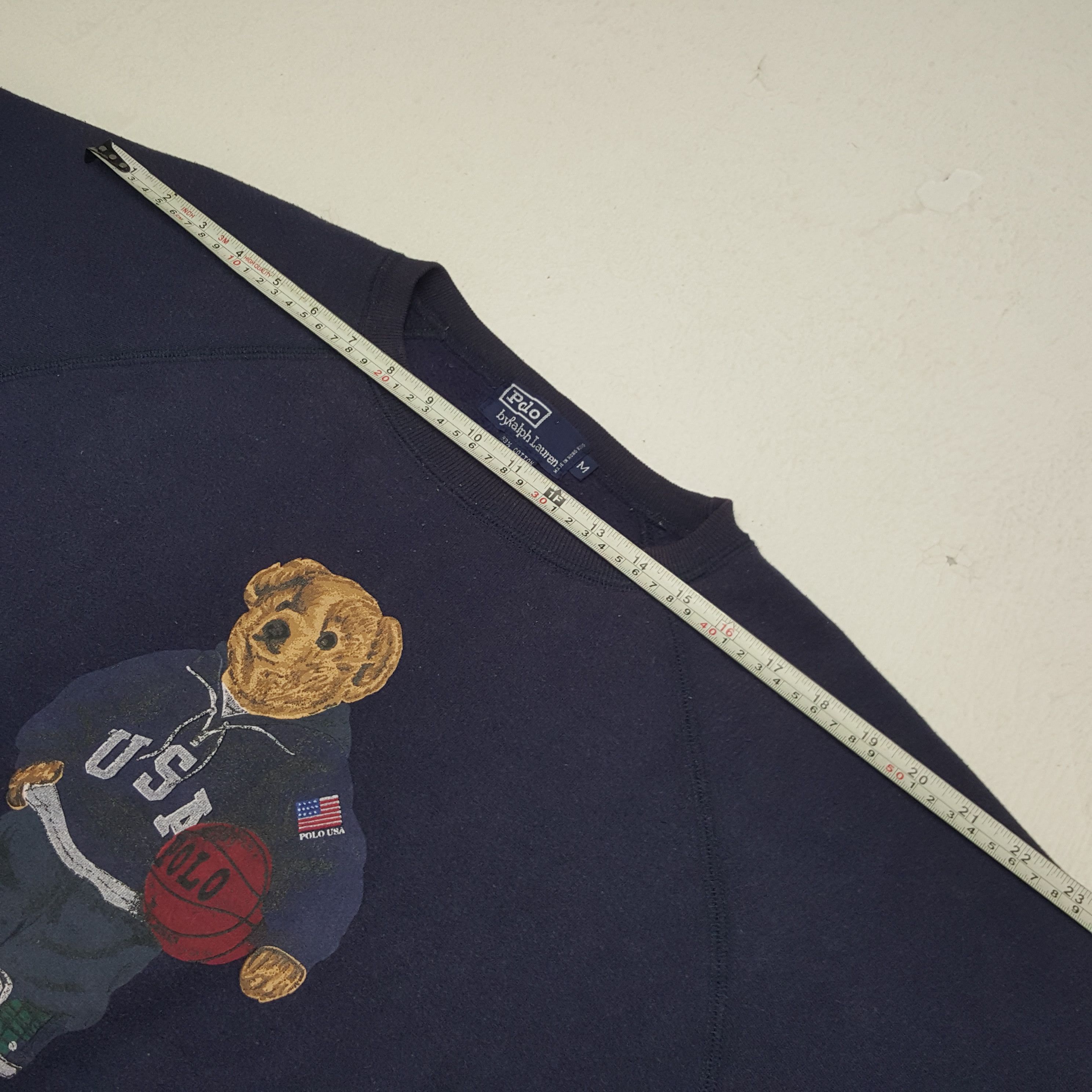 Polo Ralph Lauren × Vintage Vintage Polo Bear by Ralph Lauren American Brand Sweatshirt Size US M / EU 48-50 / 2 - 5 Thumbnail