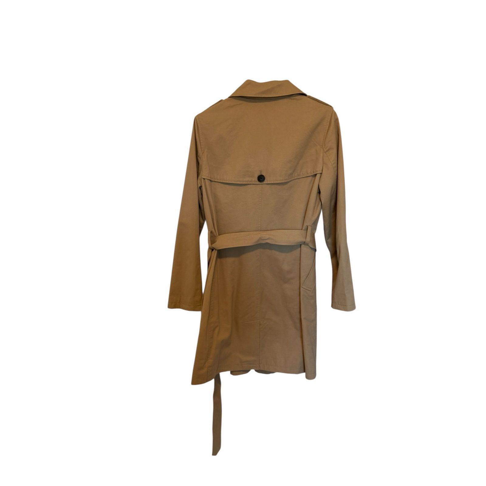 Old Navy Old Navy Tan Long Sleeve Button Water-Resistant Trench Coat Size S / US 4 / IT 40 - 8 Thumbnail