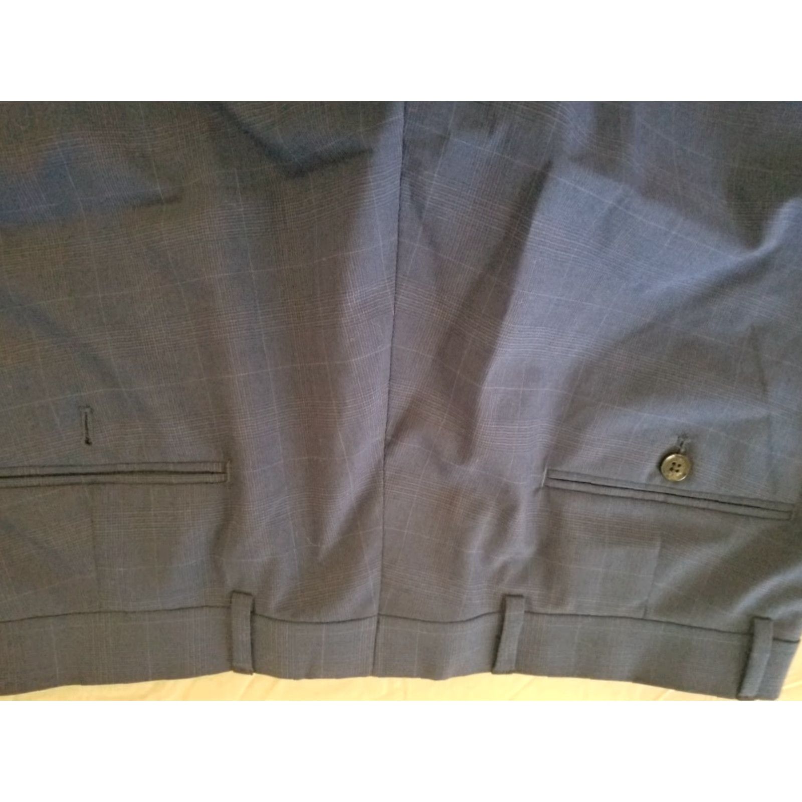 Tommy Hilfiger Tommy Hilfiger Pants Dress Wool 36x30 Navy Blue Stretch Regular Mens Size US 36 / EU 52 - 2 Thumbnail