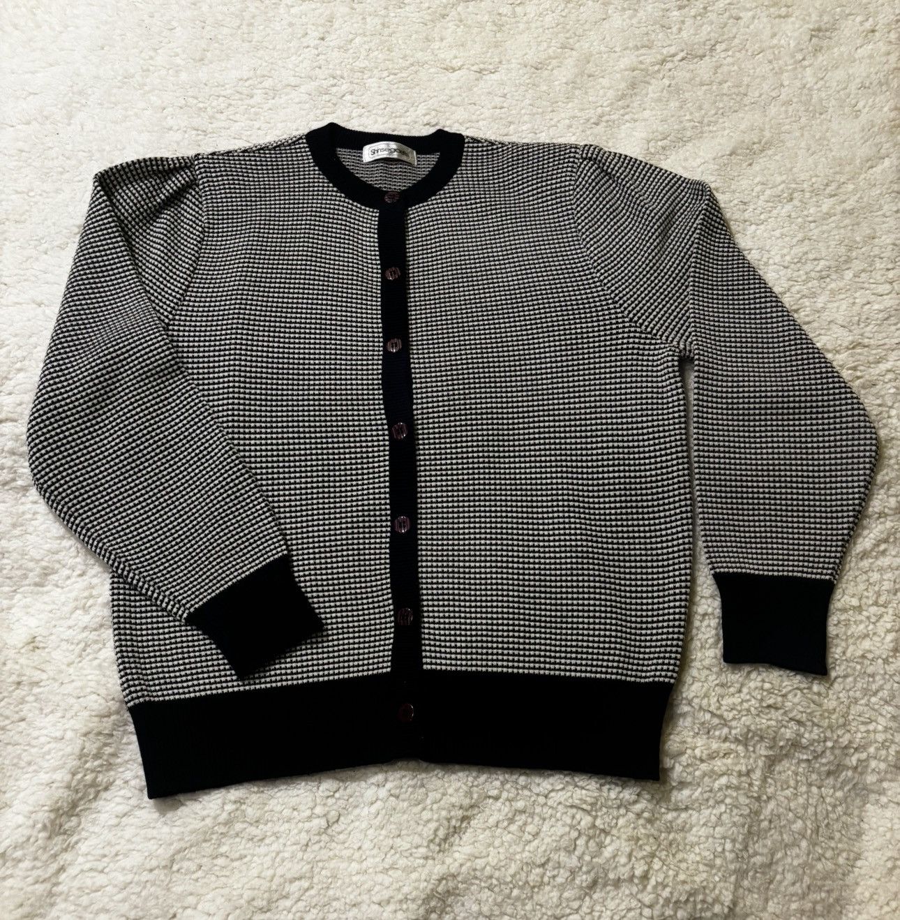 Other Women’s black & white Cardigan0550 Size M / US 6-8 / IT 42-44 - 10 Thumbnail