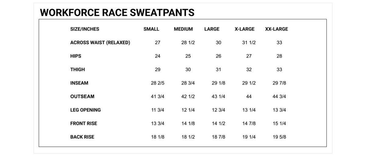 STAFF WORKFORCE Workforce race sweatpants Size US 34 / EU 50 - 3 Thumbnail