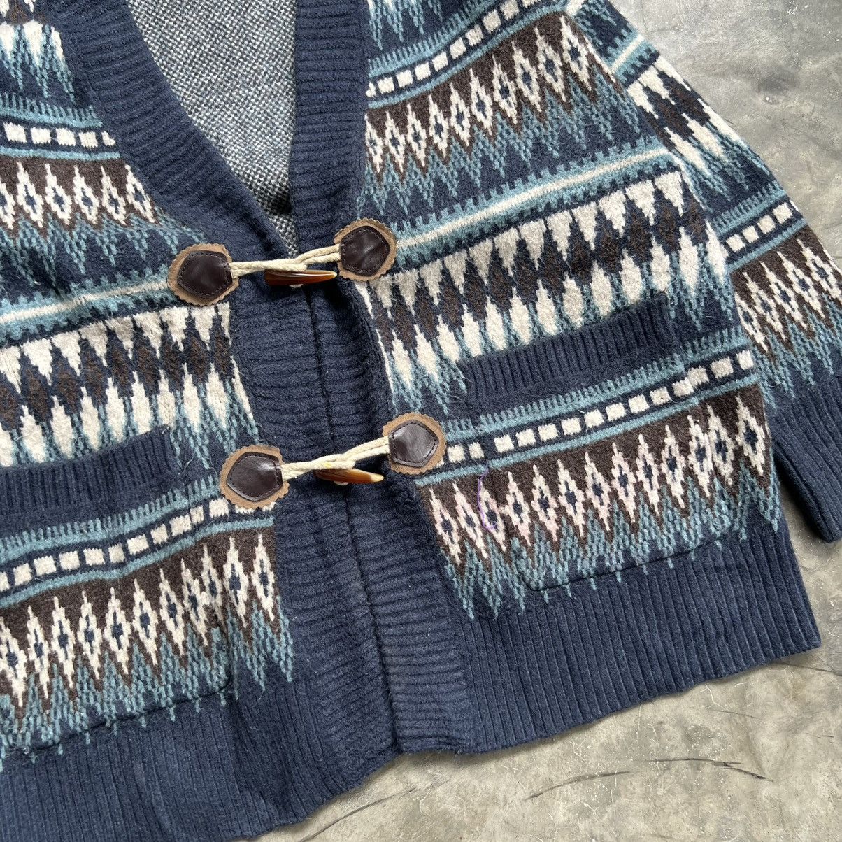 Coogi Vintage Yimododo Coogi Style Patterned Toggle Cardigan Size US L / EU 52-54 / 3 - 3 Thumbnail