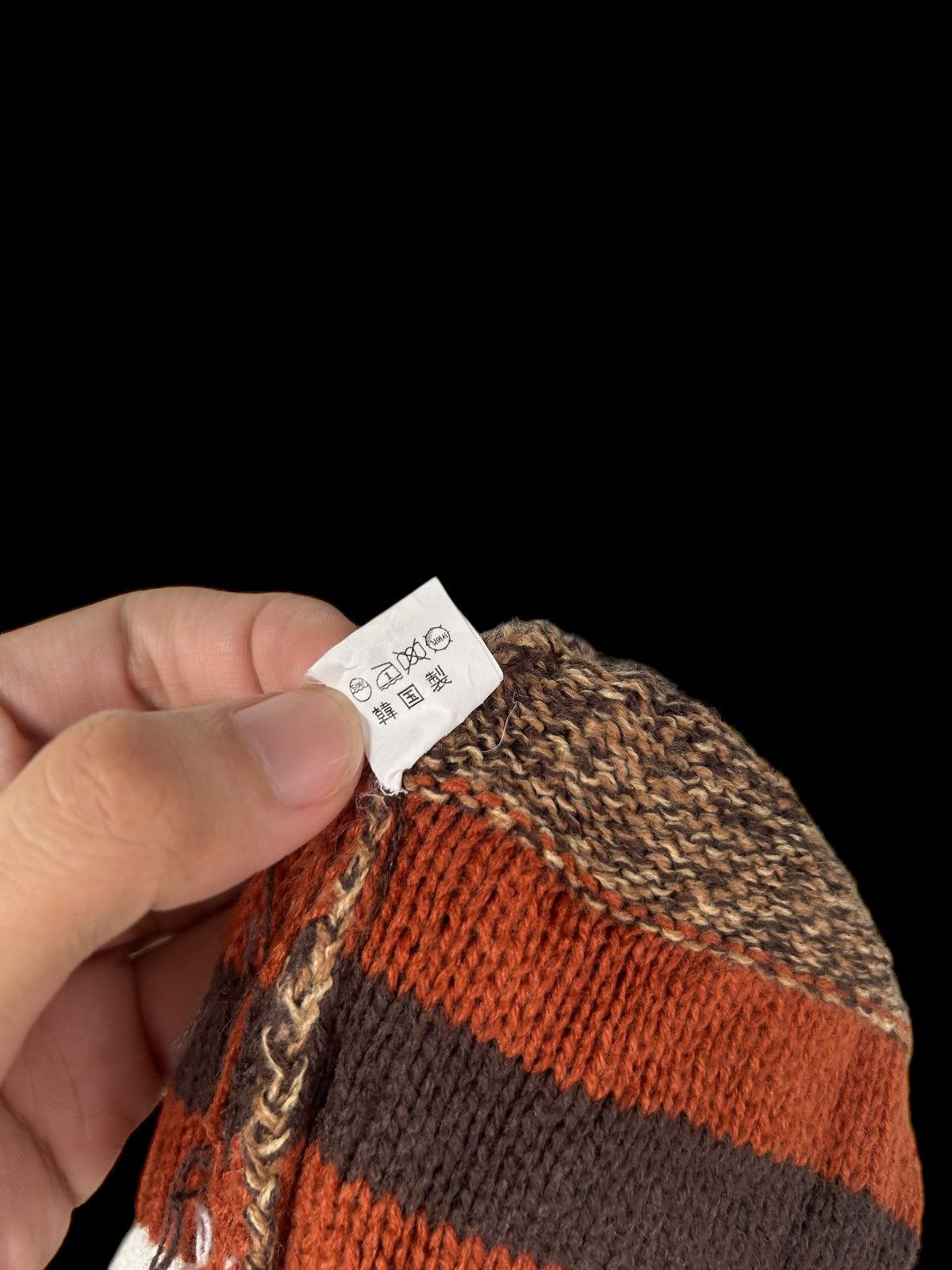 Japanese Brand × Kapital × Vintage Distressed Japanese Style Rare big Beanie Hats🎌☠️🎌☠️🎌 Size ONE SIZE - 7 Thumbnail