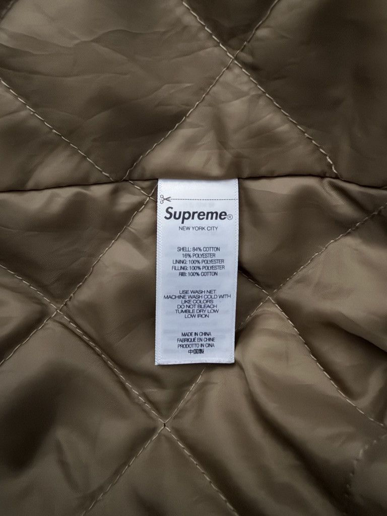 Dickies × Supreme Supreme x Dickies Quilted Lined Zip Up Sweatshirt (FW25) Size US M / EU 48-50 / 2 - 5 Thumbnail