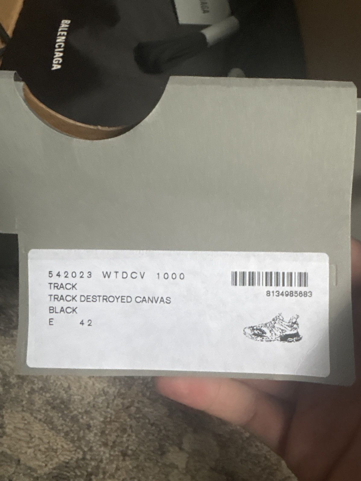 Balenciaga Track Destroyed Canvas Size US 9 / EU 42 - 6 Thumbnail