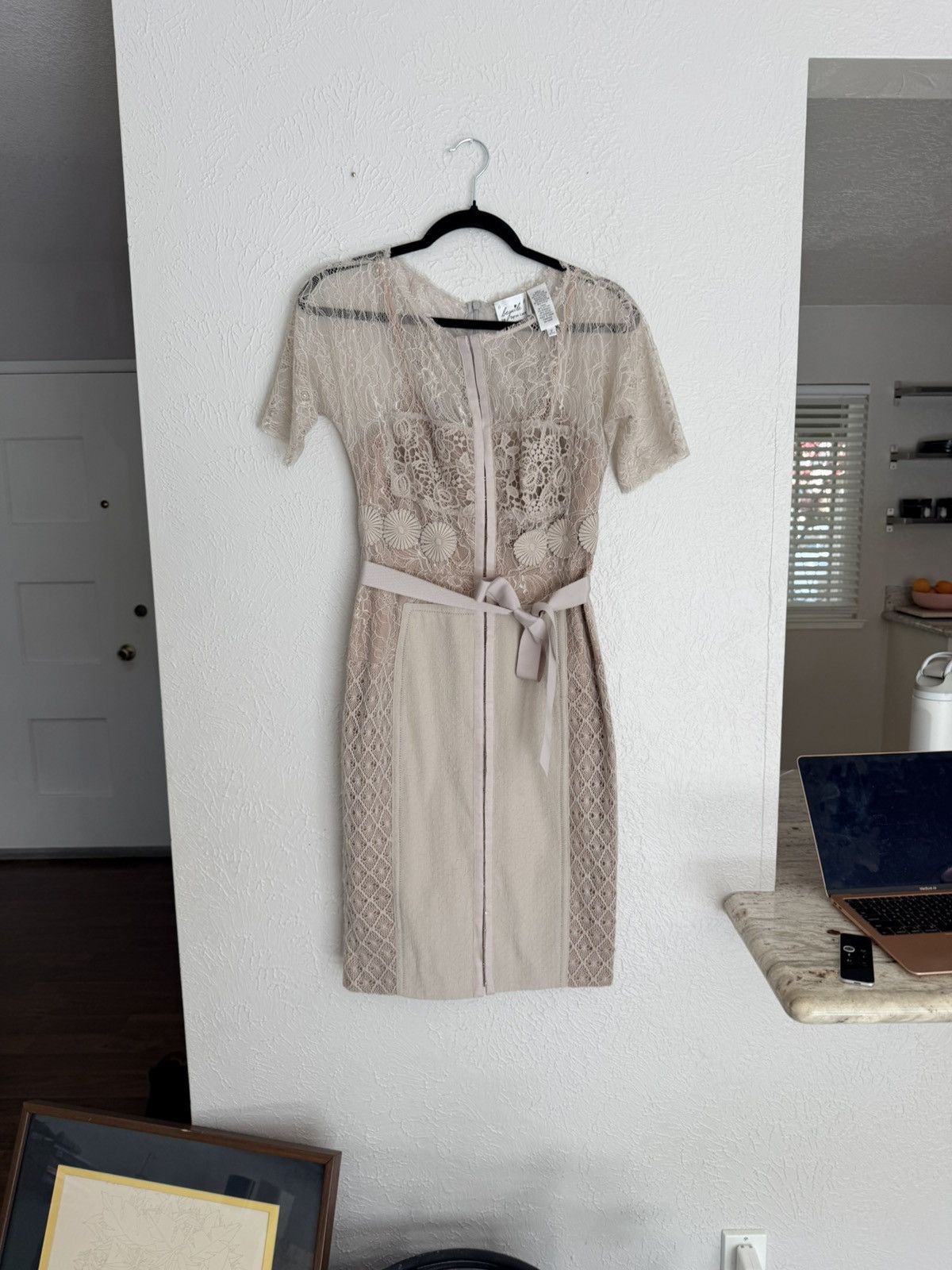 Anthropologie Anthropologie Beguile by Byron Lars Carissima gray Dress 2P Size XS / US 0-2 / IT 36-38 - 5 Thumbnail