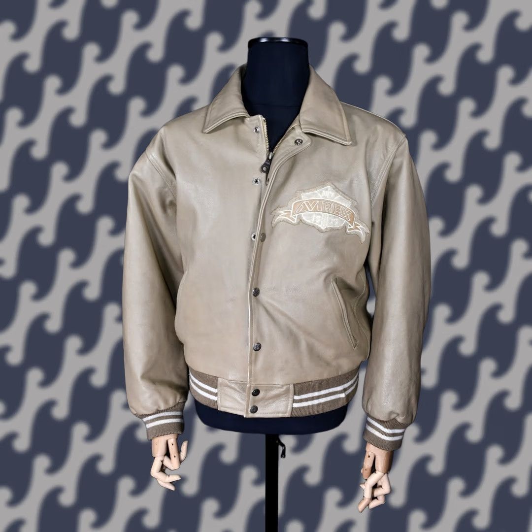 Avirex AVIREX Leather Varsity Jacket Men S Size US S / EU 44-46 / 1 - 1 Thumbnail